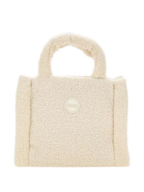 teddy-effect square tote bag by COLMAR ORIGINALS