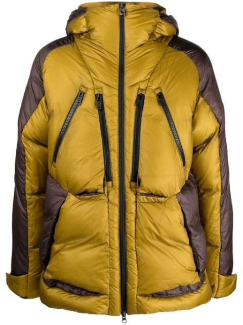 two-tone hoodied down jacket by COLMAR ORIGINALS