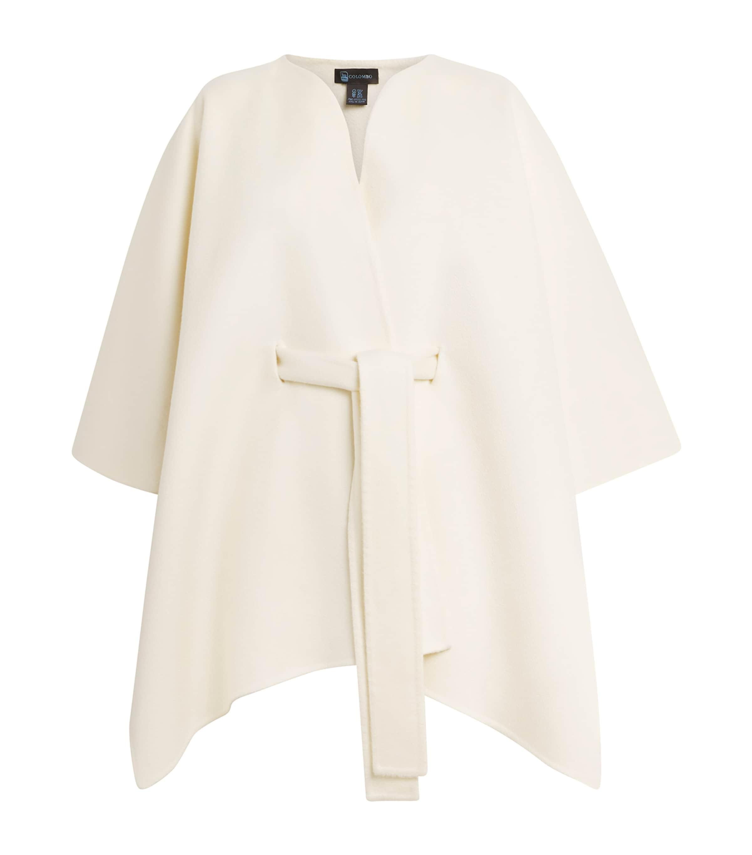 Colombo Cashmere Belted Cape by COLOMBO