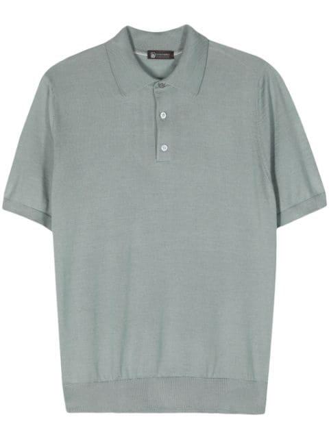 cashmere-blend polo shirt by COLOMBO