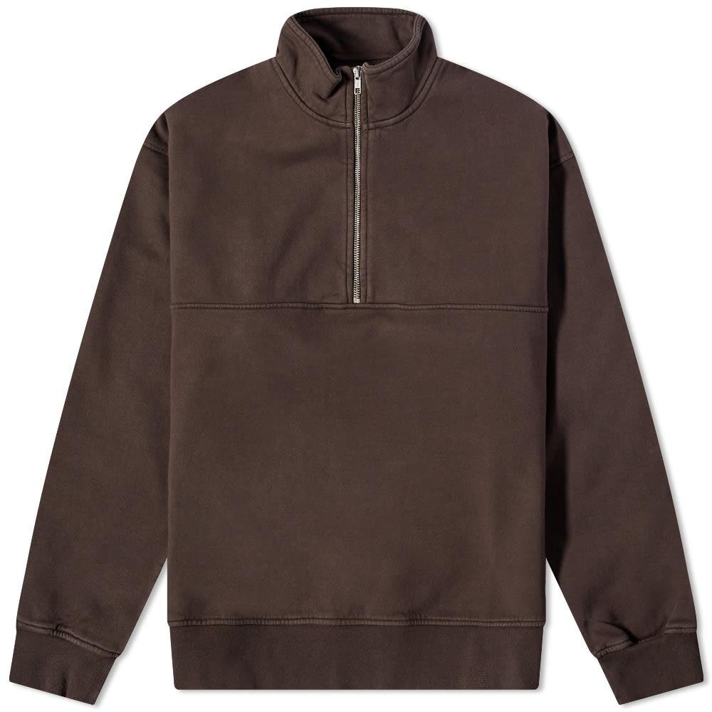 Colorful Standard Organic Quarter Zip Crew Sweat by COLORFUL STANDARD