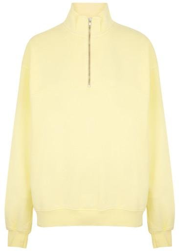 Half-zip cotton sweatshirt by COLORFUL STANDARD