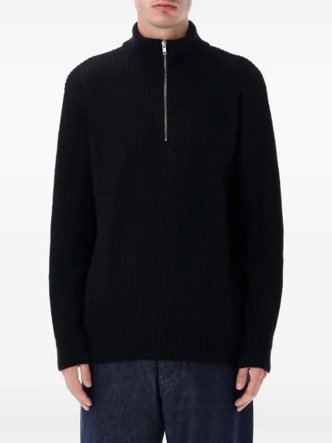 ribbed half-zip sweater by COLORFUL STANDARD
