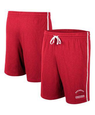 Men's Cardinal Arkansas Razorbacks Thunder Slub Shorts by COLOSSEUM