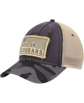 Men's Charcoal Houston Cougars OHT Military-Inspired Appreciation United Trucker Snapback Hat by COLOSSEUM