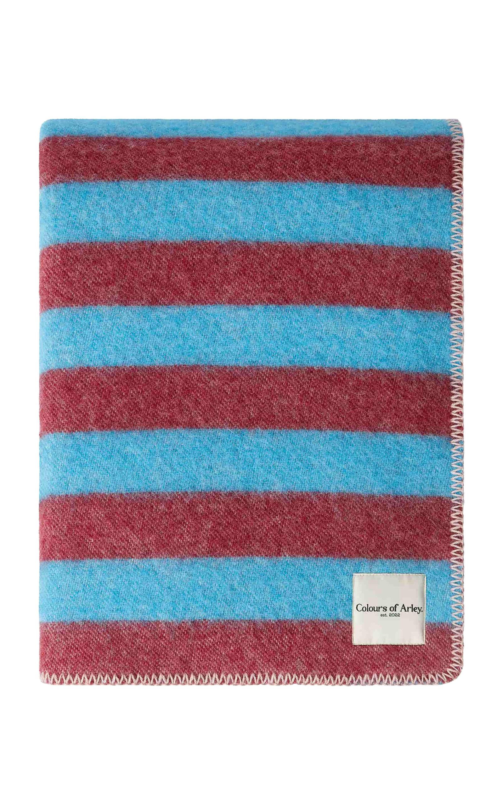Colours of Arley - Wool Blanket - Blue - Moda Operandi by COLOURS OF ARLEY