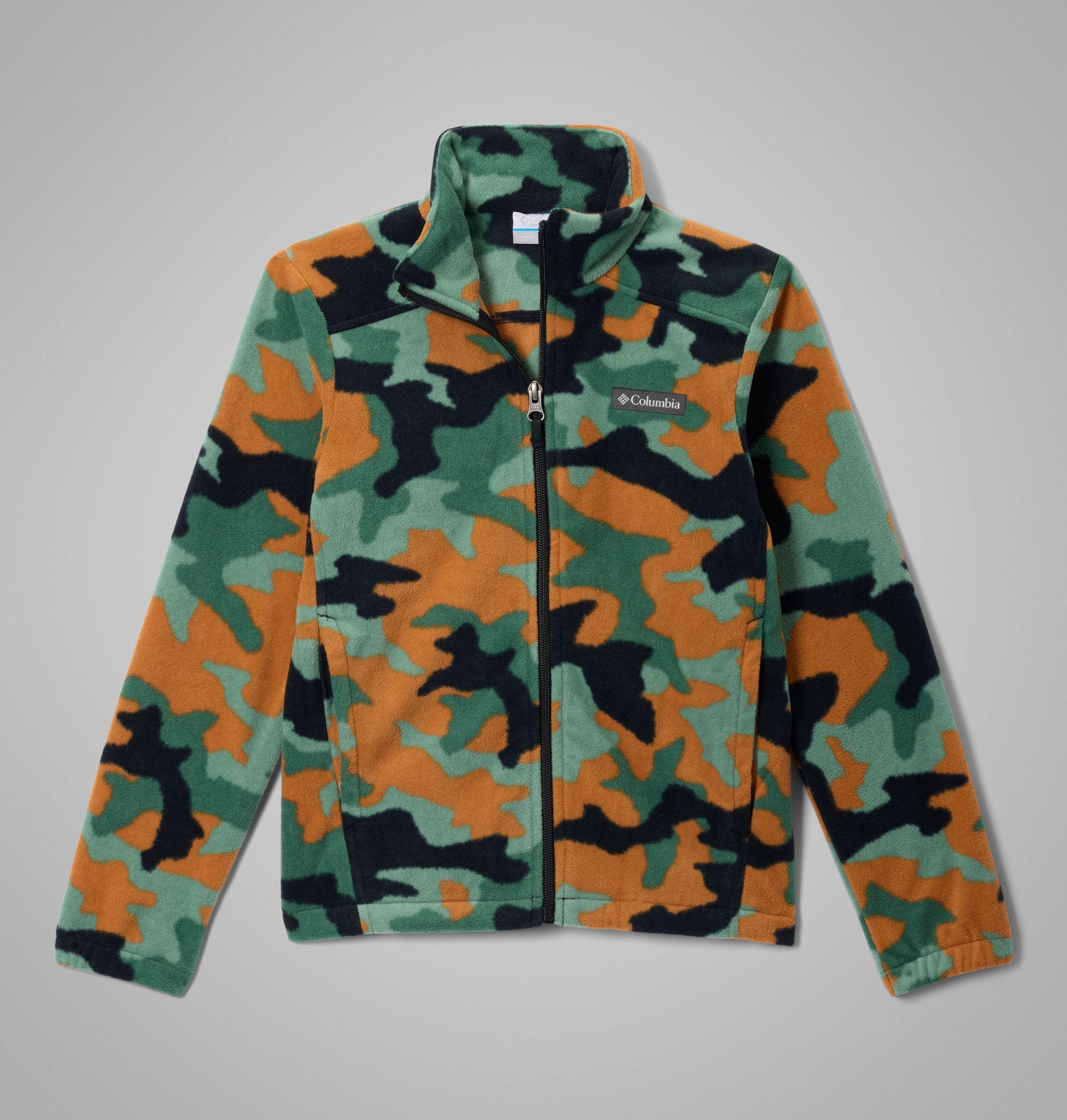 Columbia Boys' Castle Dale Printed Full Zip Fleece by COLUMBIA