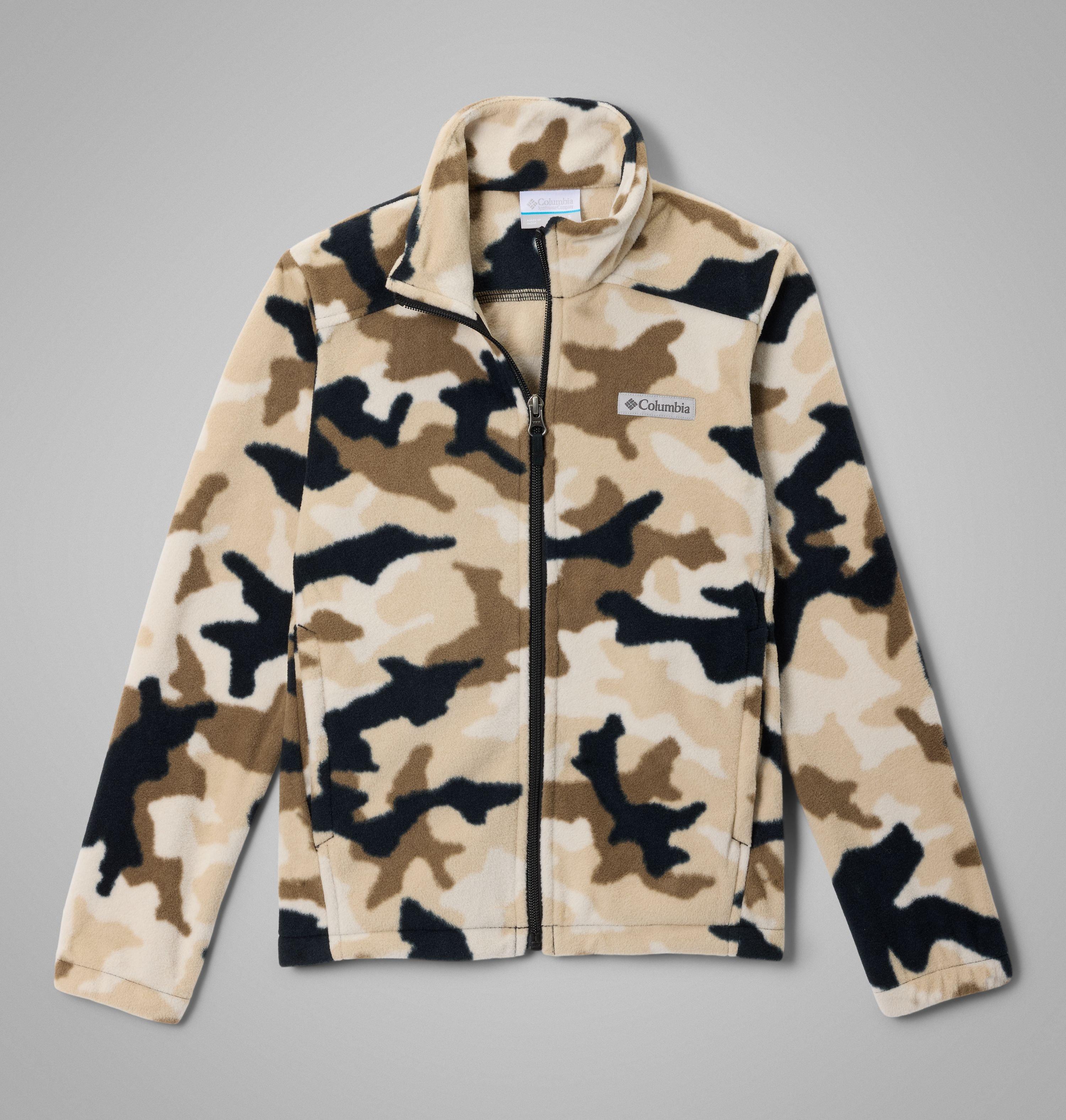 Columbia Boys' Castle Dale Printed Full Zip Fleece by COLUMBIA