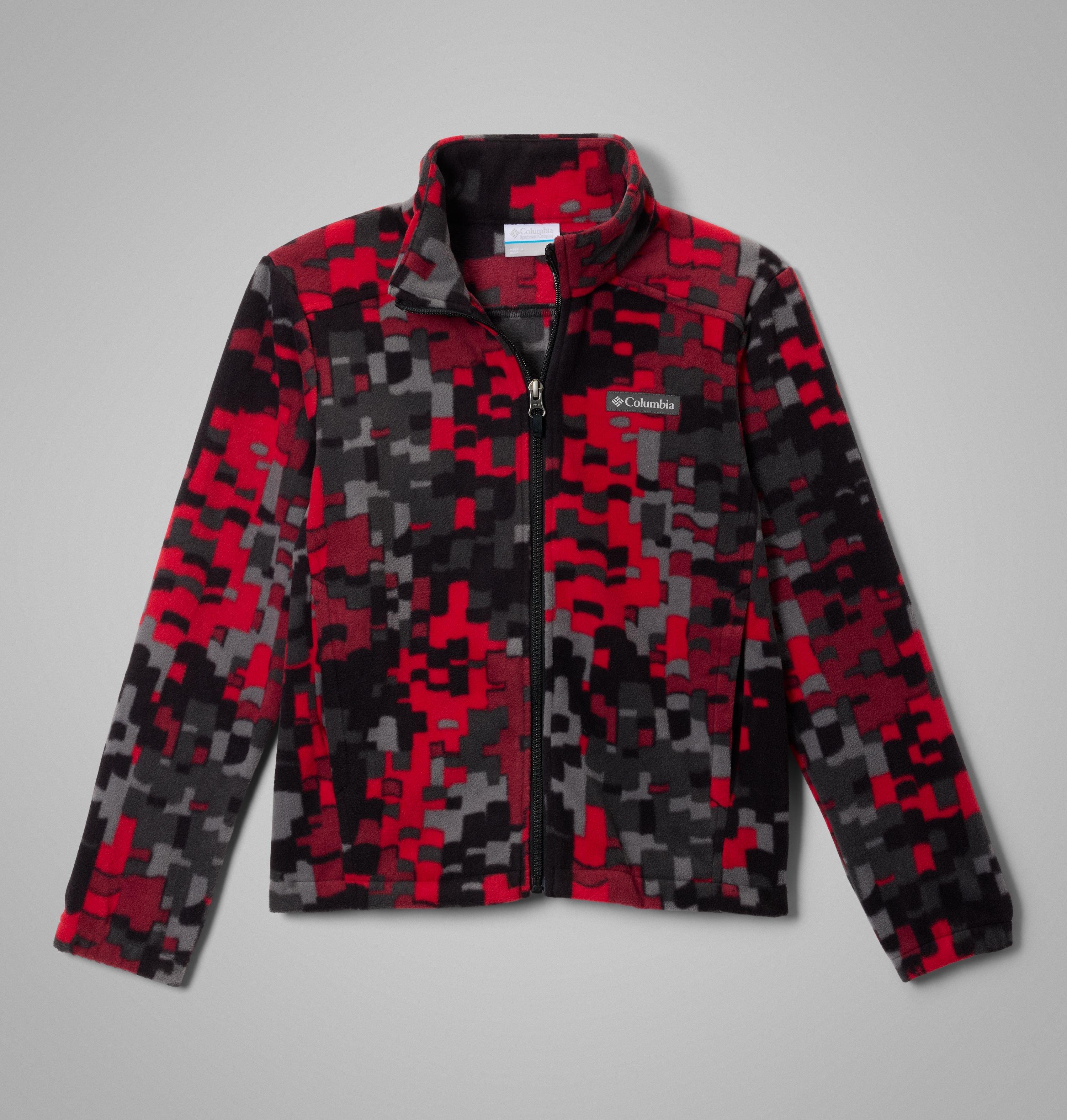 Columbia Boys' Castle Dale Printed Full Zip Fleece by COLUMBIA