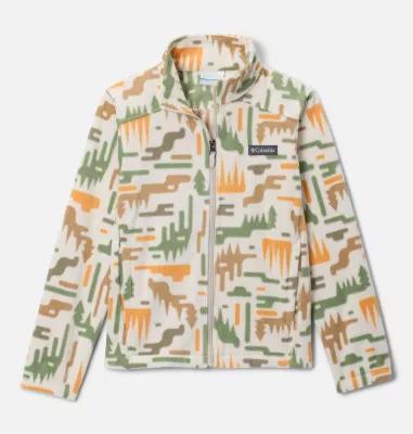 Columbia Boys' Castle Dale Printed Full Zip Fleece by COLUMBIA