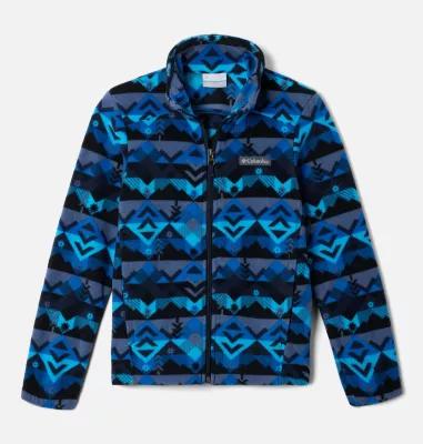 Columbia Boys' Castle Dale Printed Full Zip Fleece by COLUMBIA