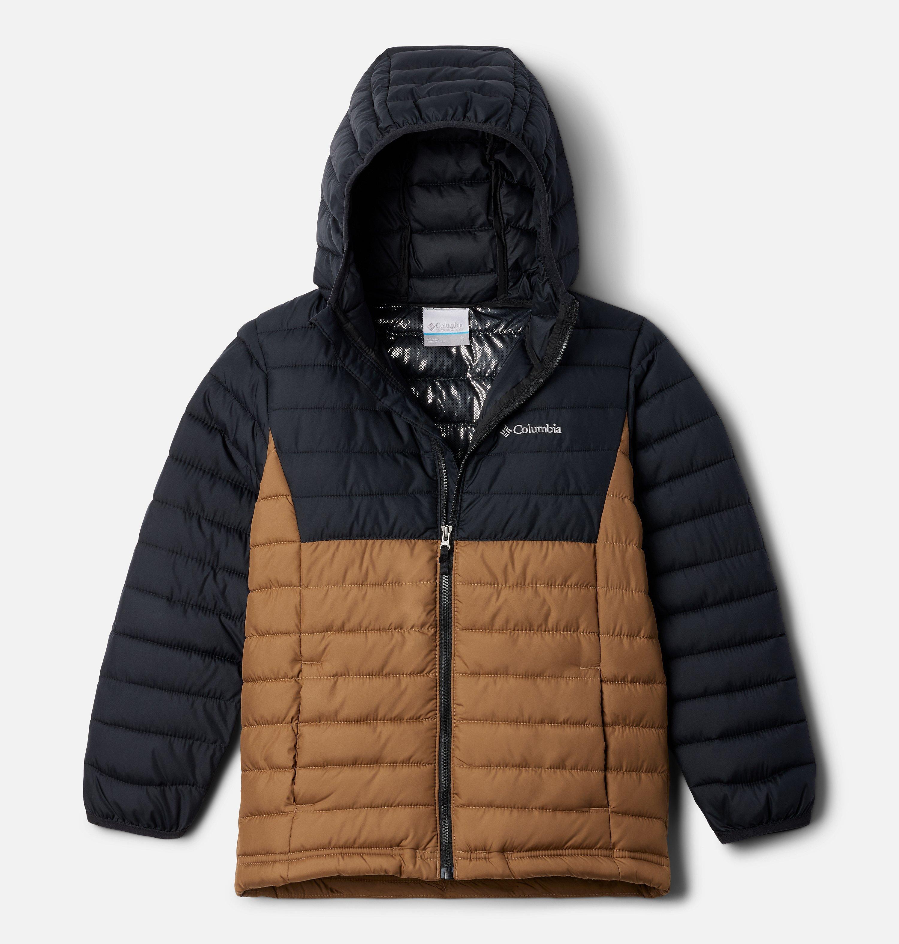 Columbia Boys' Powder Lite II Hooded Jacket by COLUMBIA