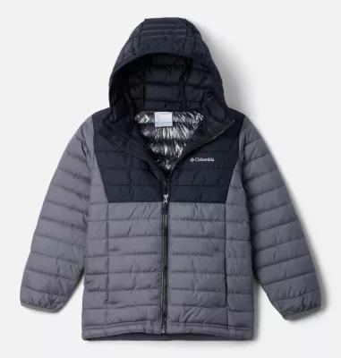 Columbia Boys' Powder Lite II Hooded Jacket by COLUMBIA