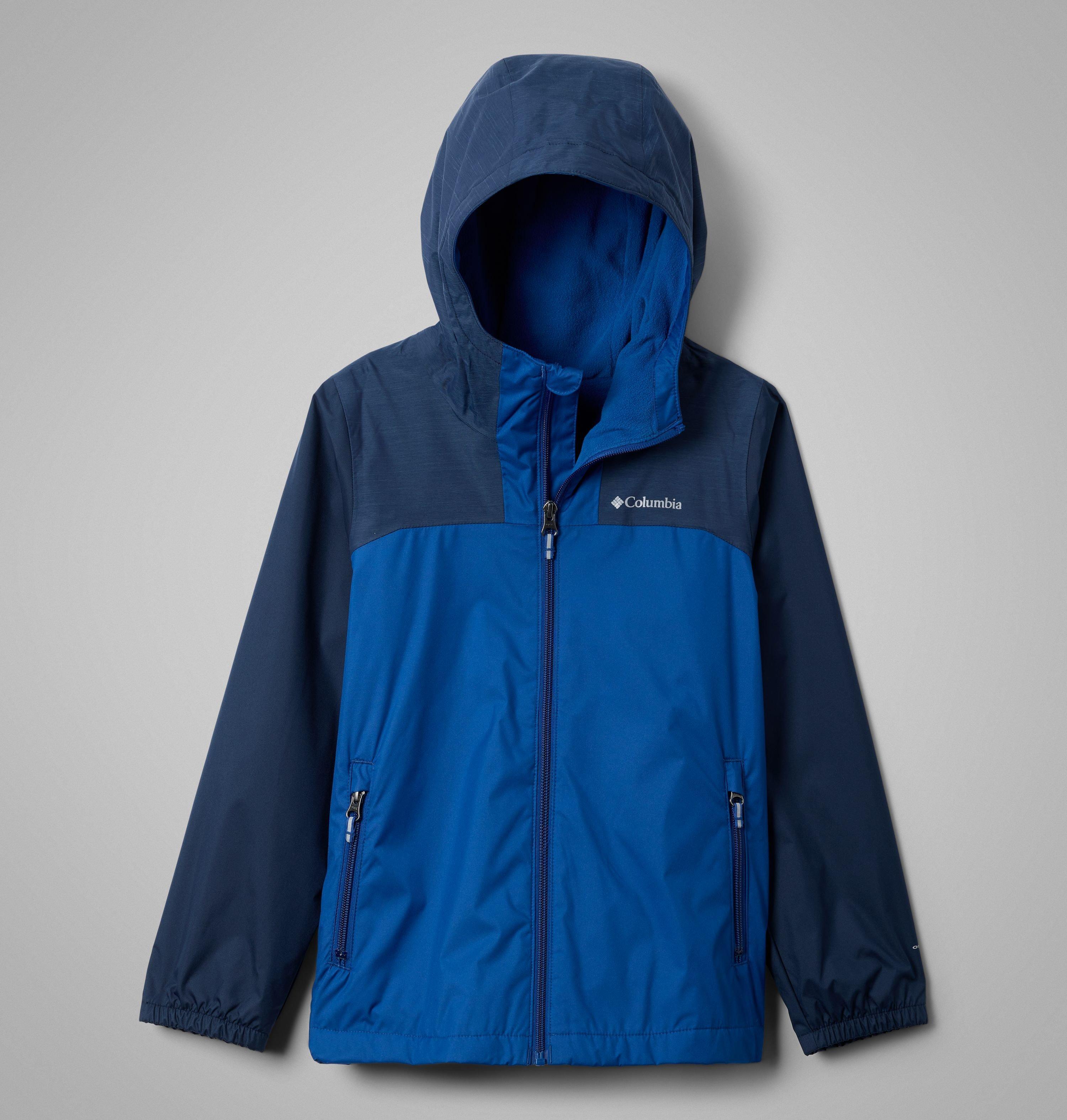 Columbia Boys' Rainy Trails III Fleece Lined Jacket by COLUMBIA