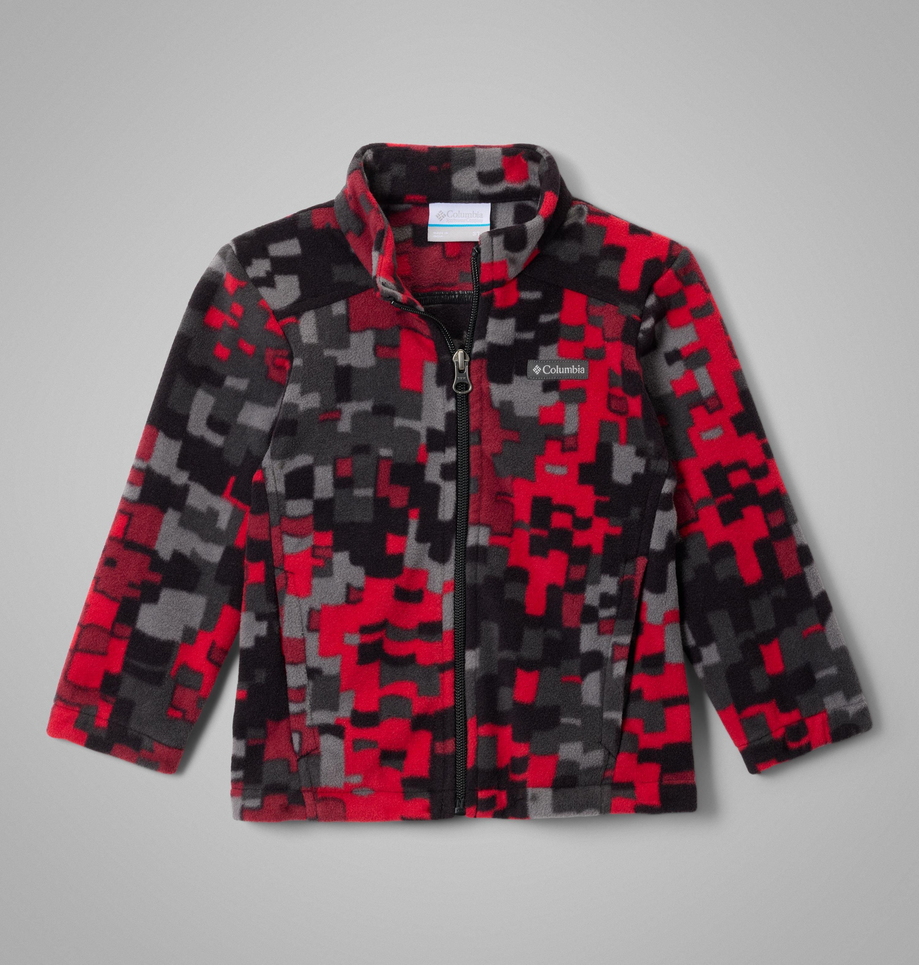 Columbia Boys' Toddler Castle Dale Printed Full Zip Fleece by COLUMBIA