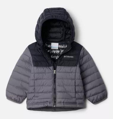 Columbia Boys' Toddler Powder Lite II Hooded Jacket by COLUMBIA