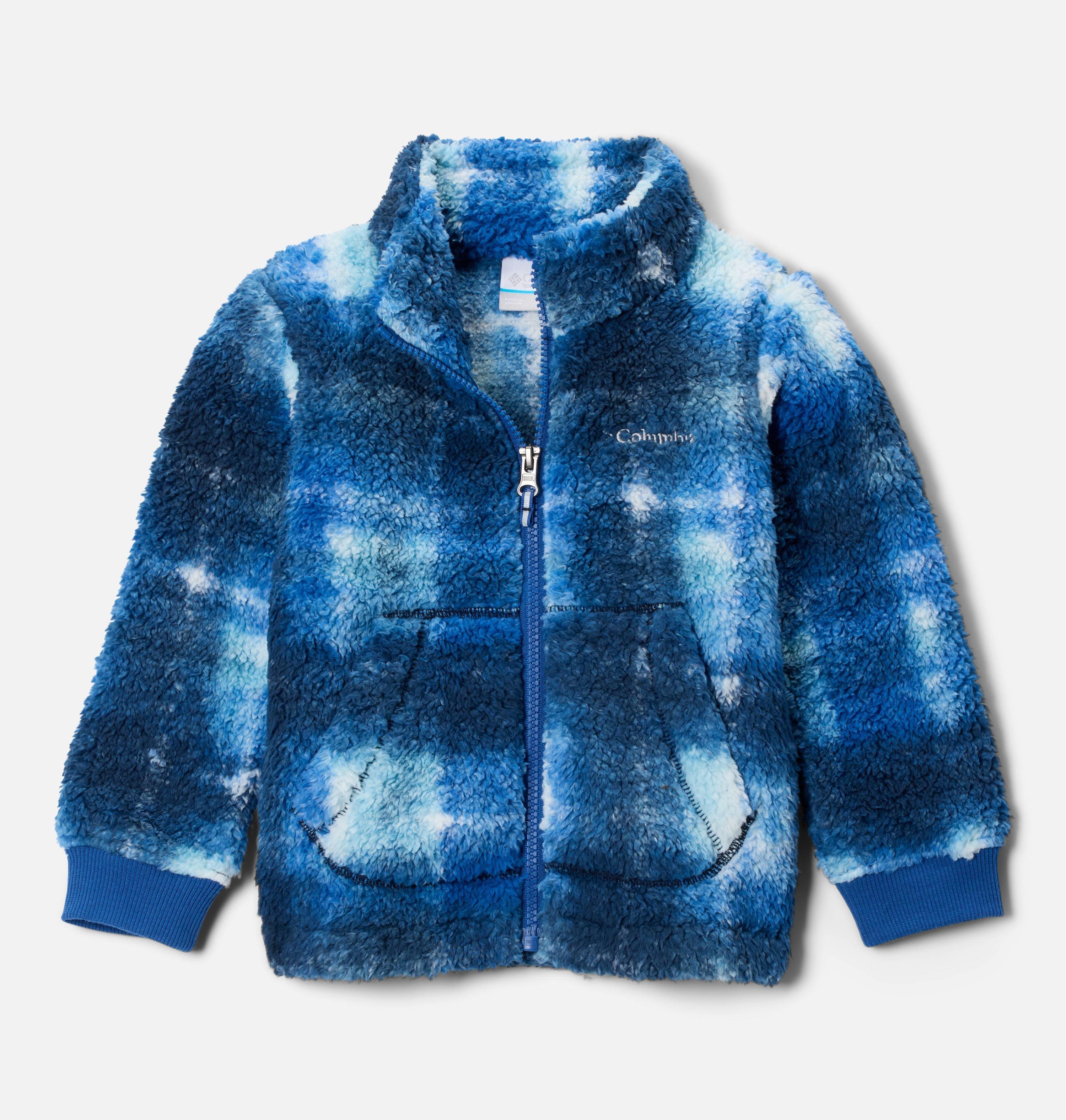 Columbia Boys' Toddler Rugged Ridge II Printed Sherpa Full Zip Jacket by COLUMBIA