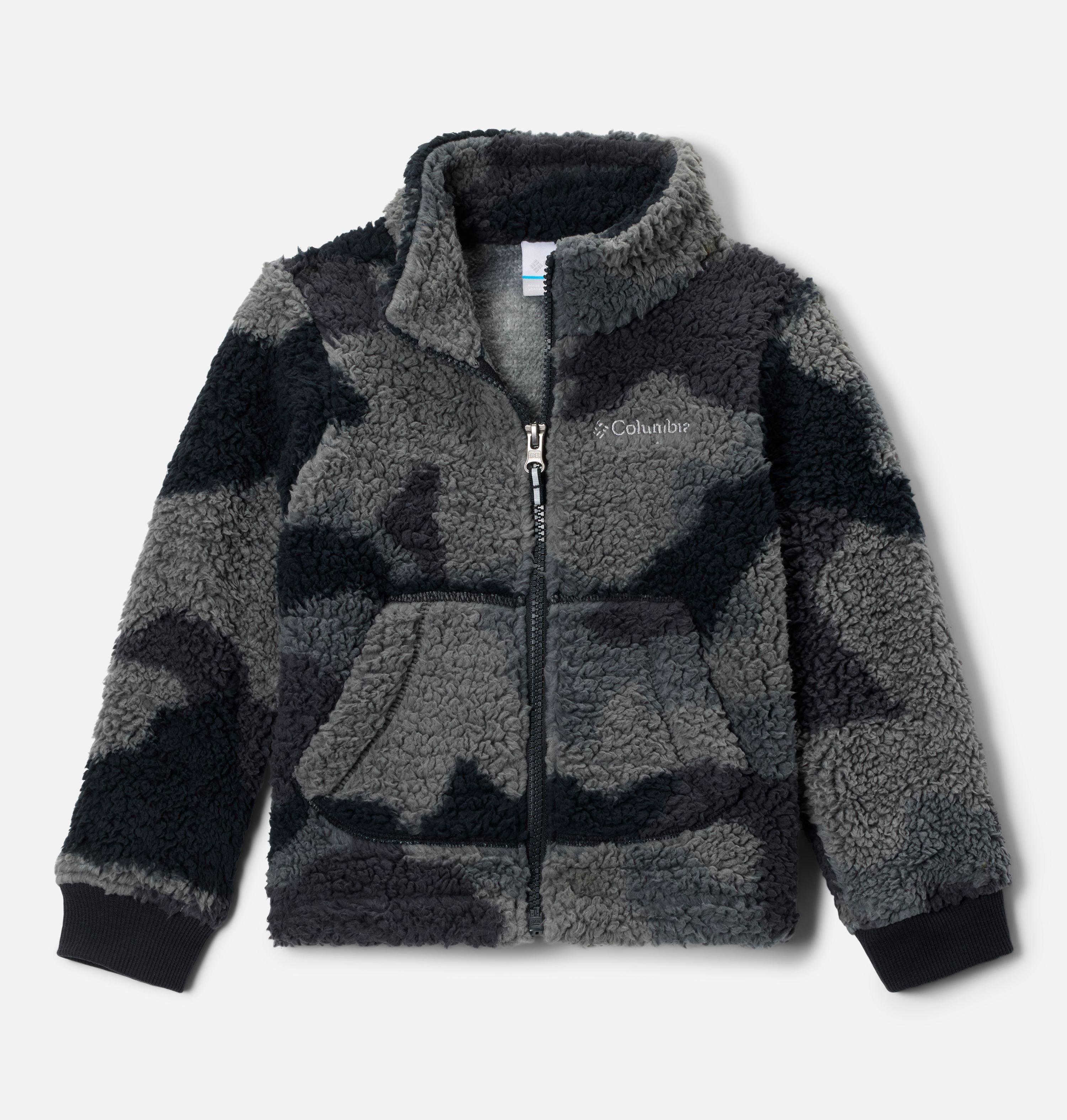 Columbia Boys' Toddler Rugged Ridge II Printed Sherpa Full Zip Jacket by COLUMBIA