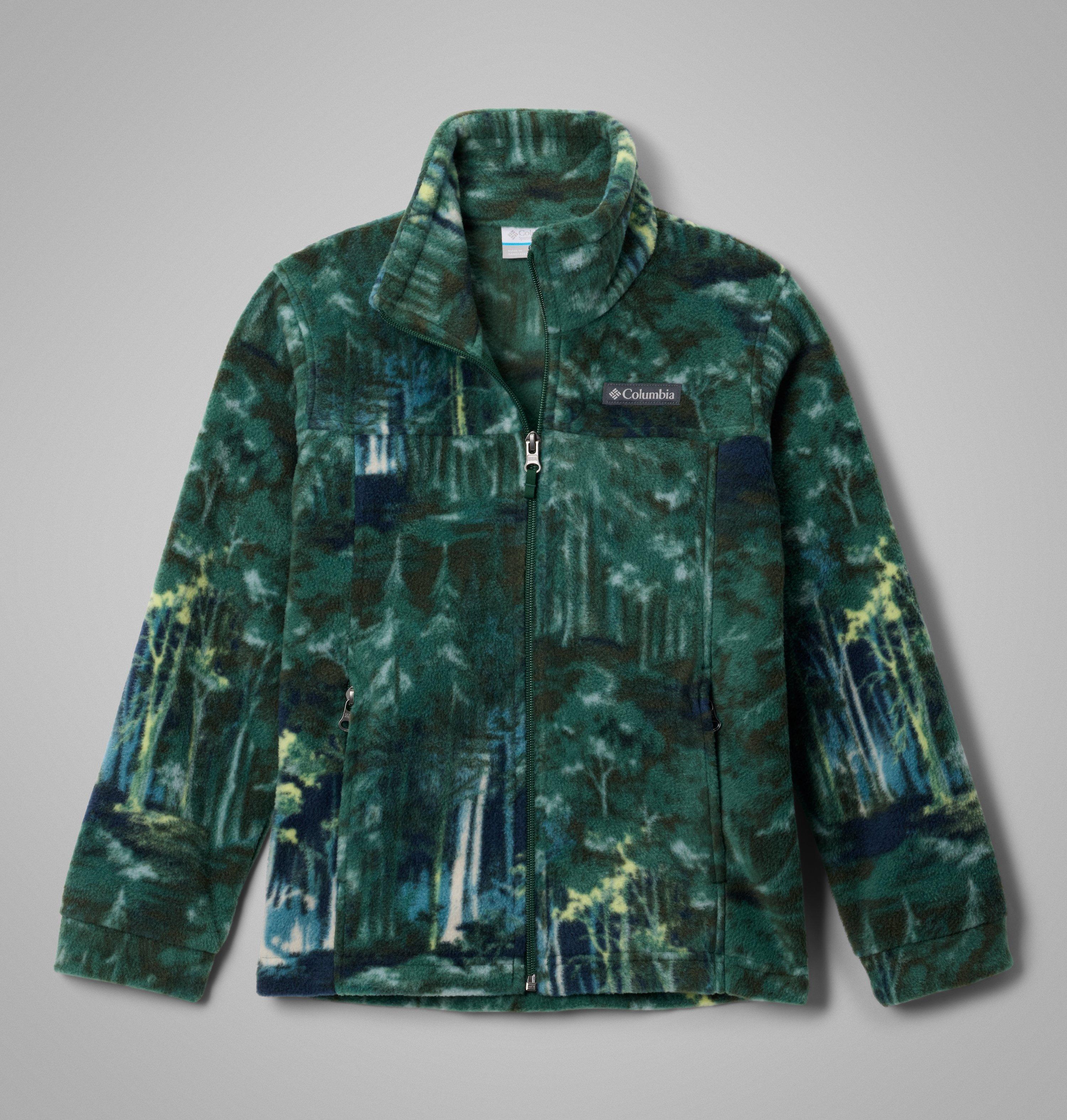 Columbia Boys Zing III Printed Fleece Jacket by COLUMBIA