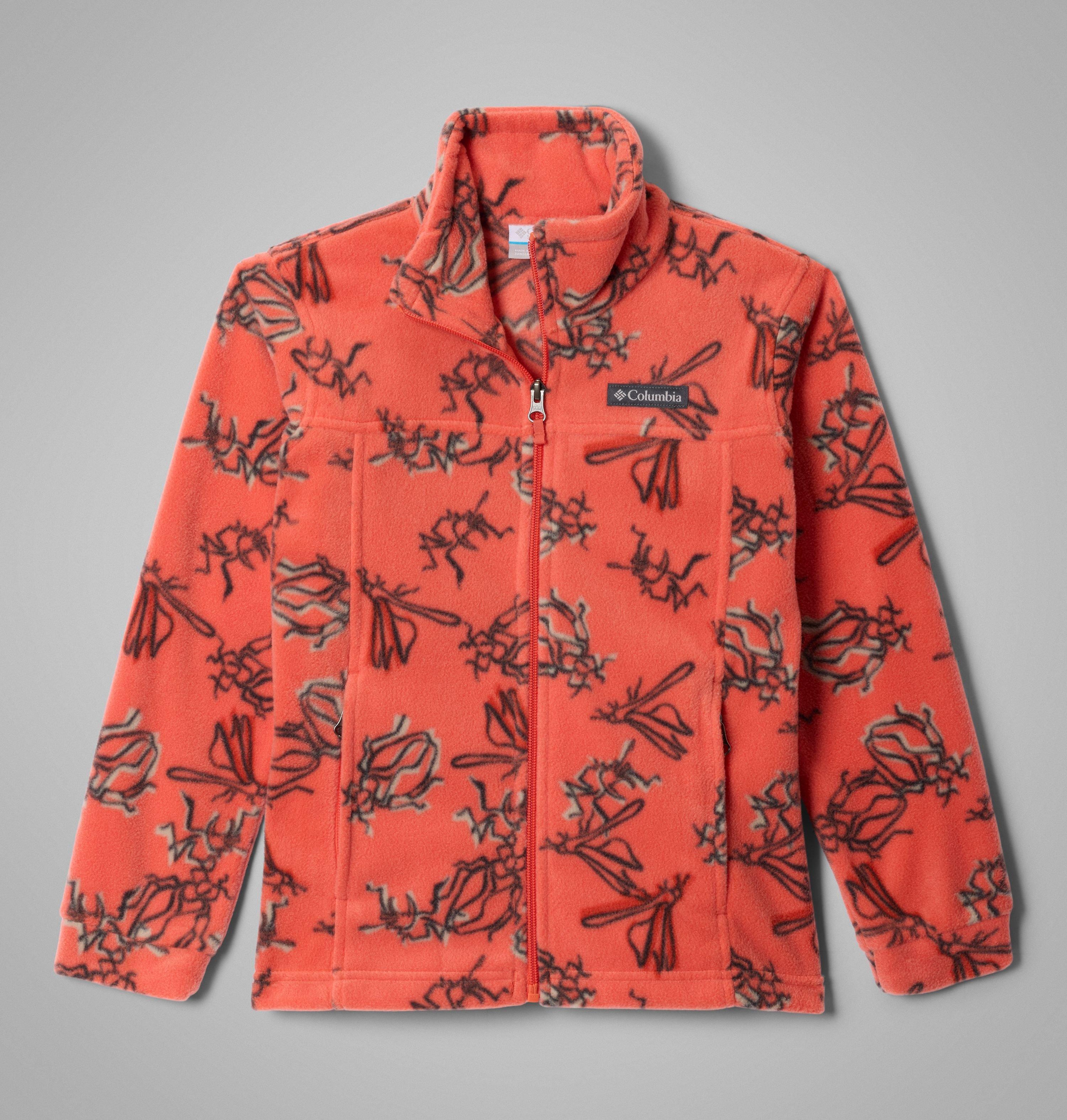 Columbia Boys Zing III Printed Fleece Jacket by COLUMBIA