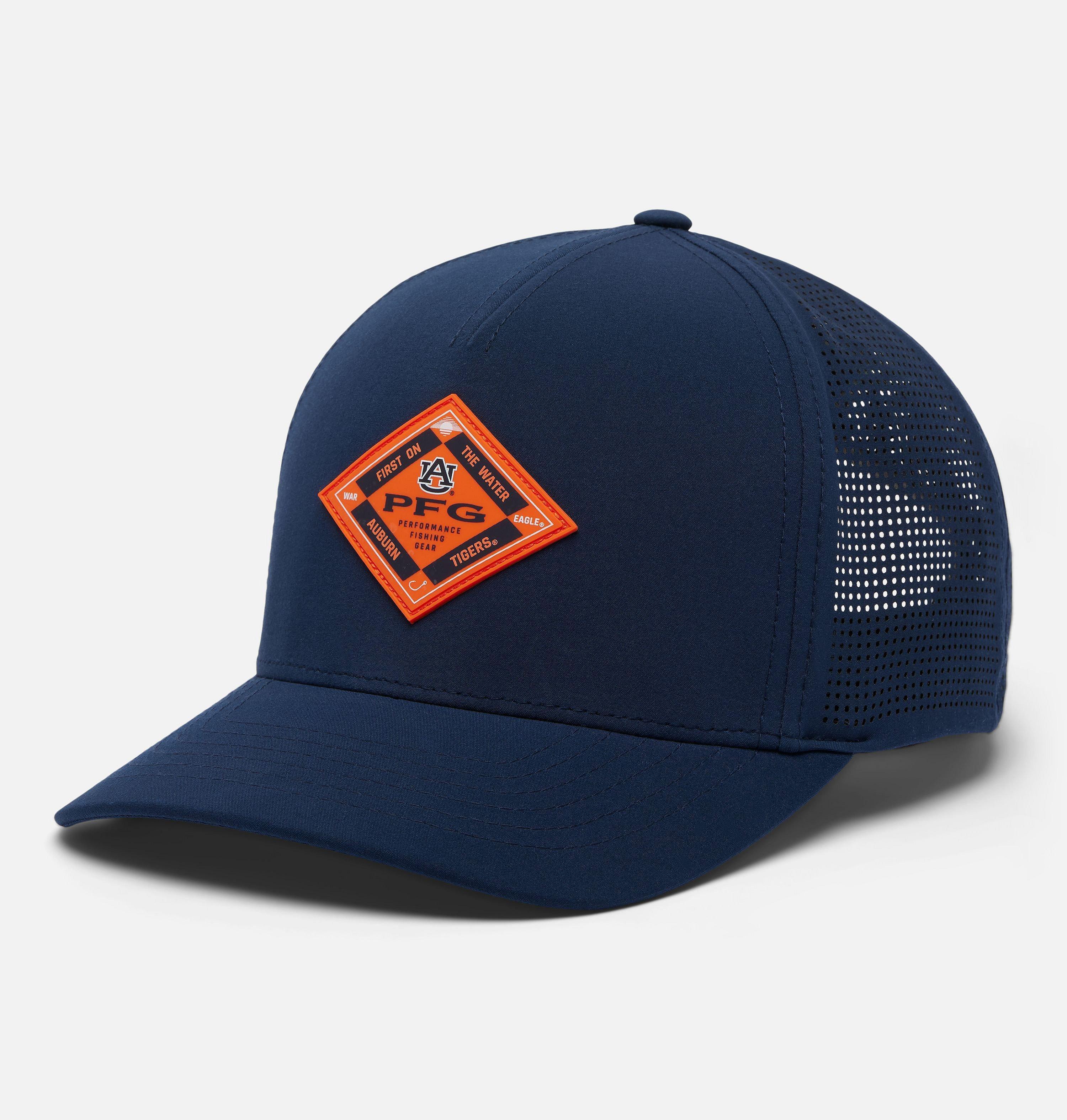 Columbia Collegiate PFG Elite 3D Stretch Snap Back - Auburn by COLUMBIA