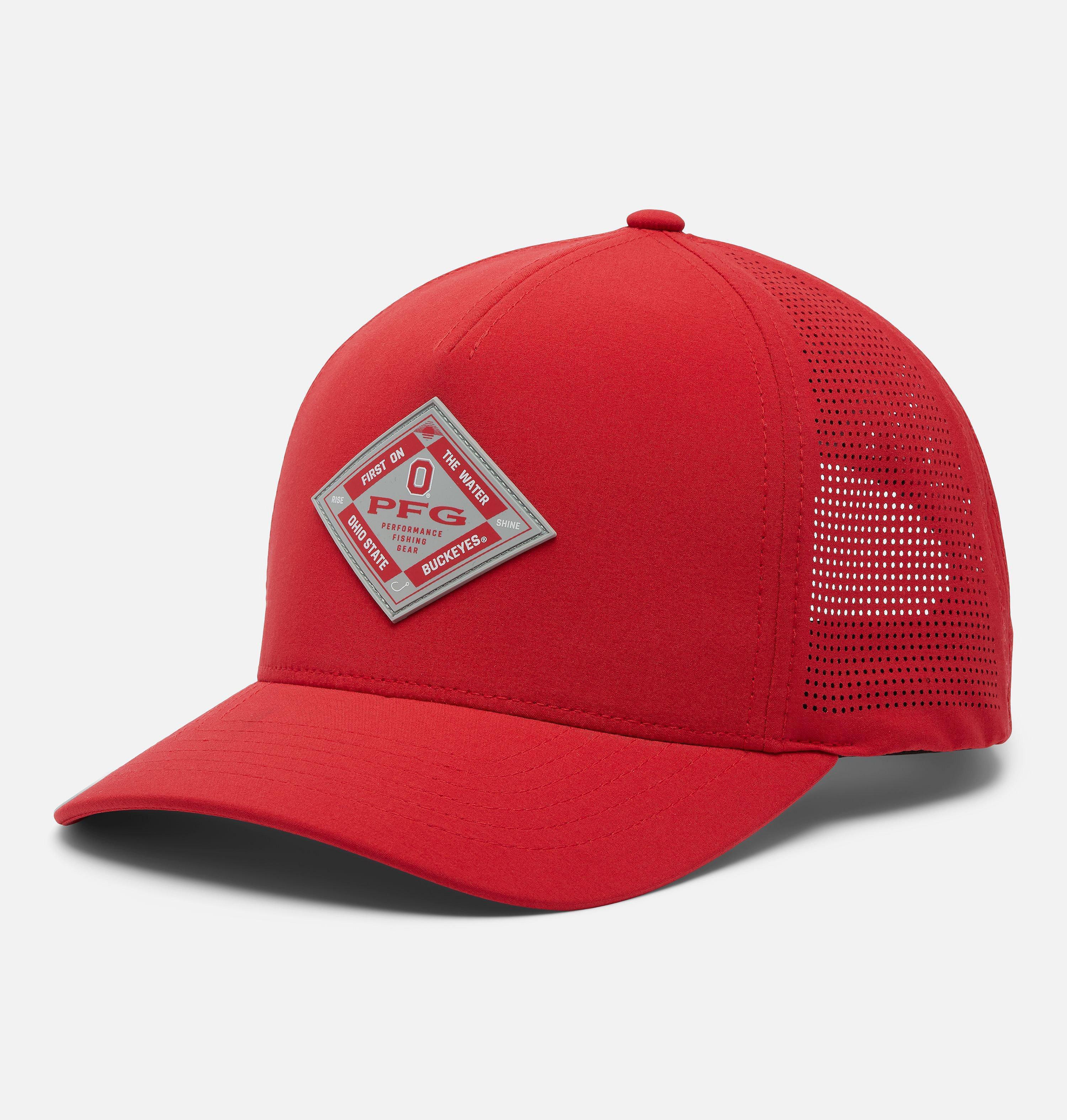 Columbia Collegiate PFG Elite 3D Stretch Snap Back - Ohio State by COLUMBIA