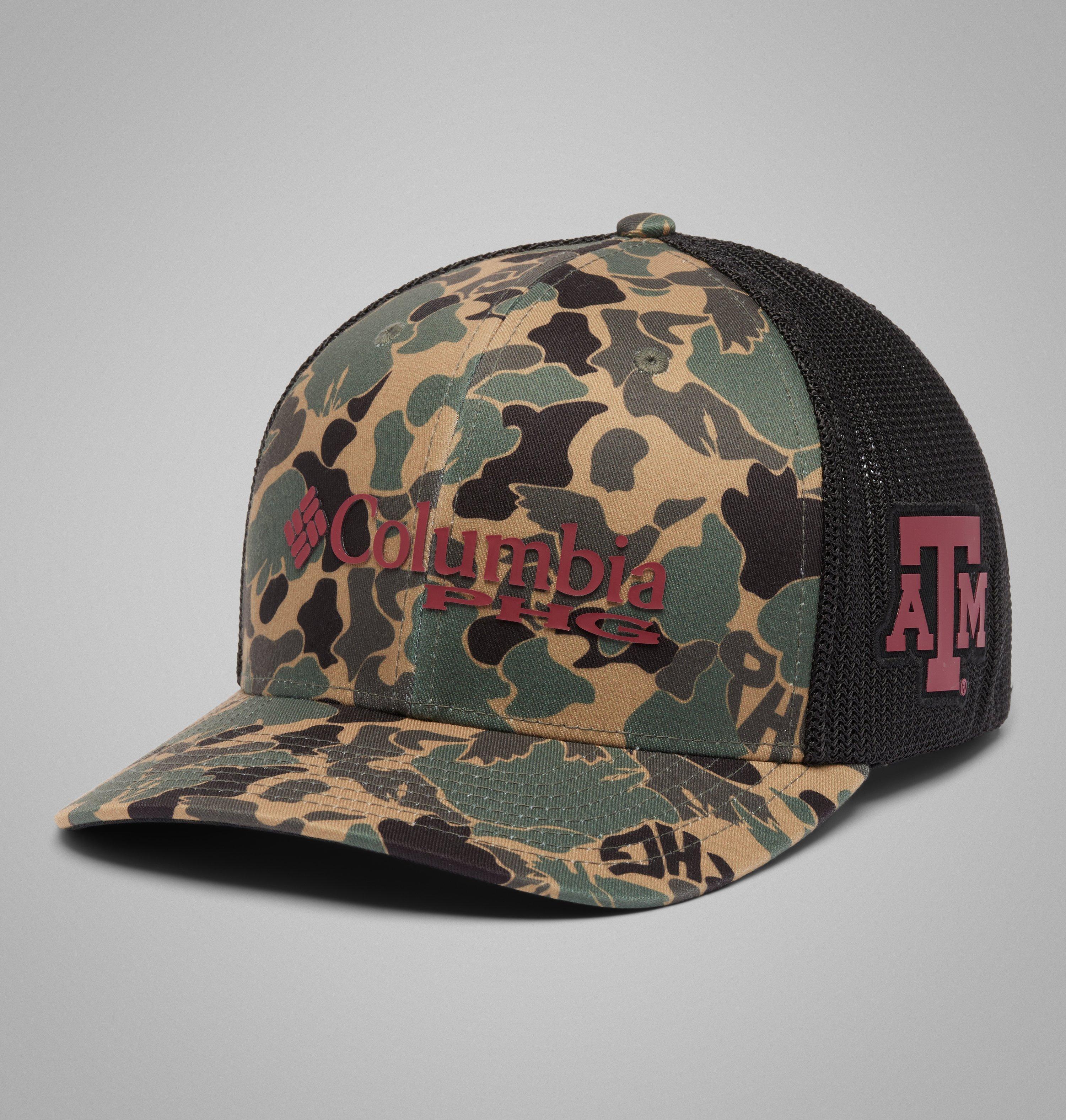 Columbia Collegiate PHG Camo Mesh Ball Cap by COLUMBIA