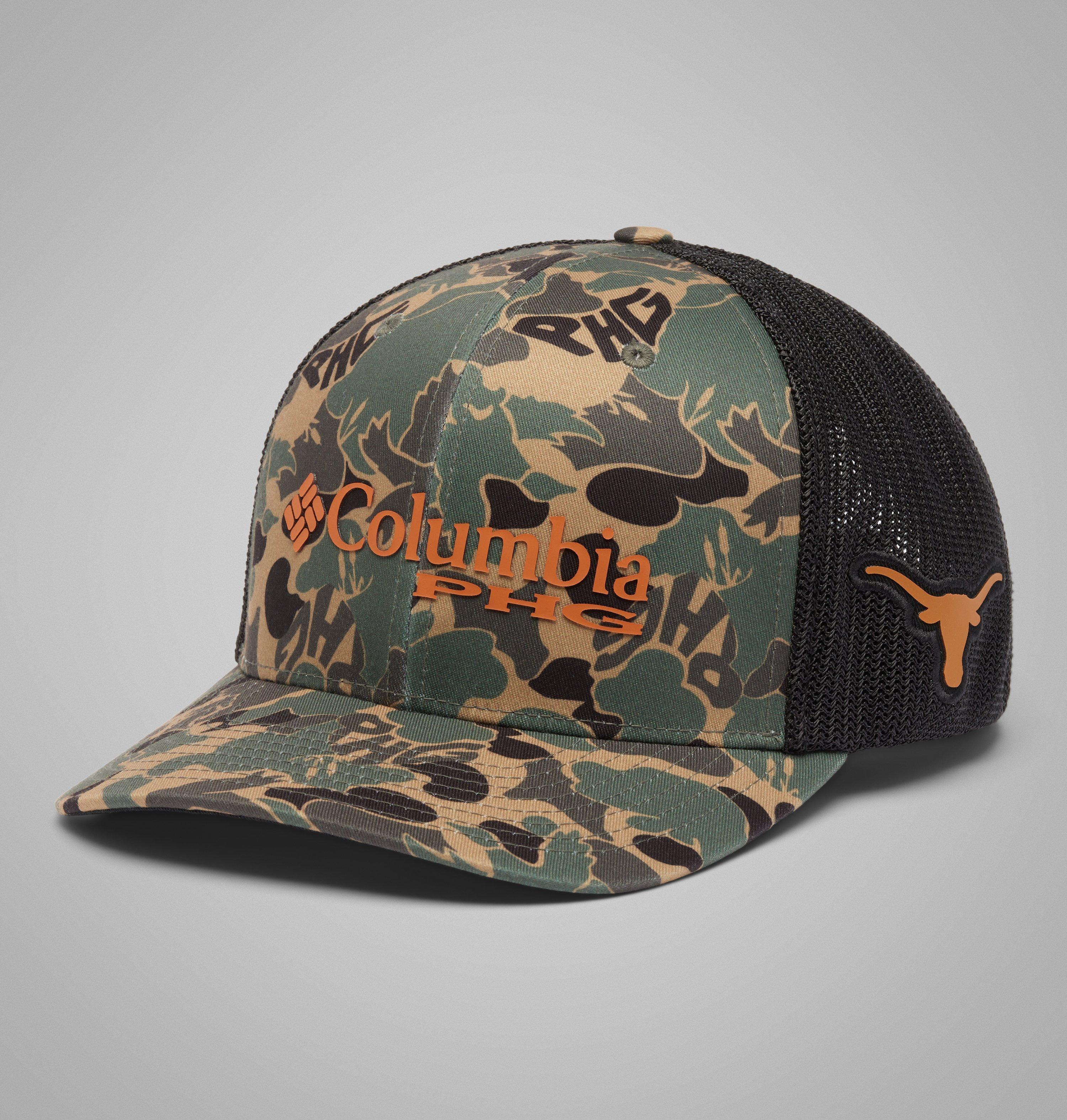 Columbia Collegiate PHG Camo Mesh Ball Cap by COLUMBIA
