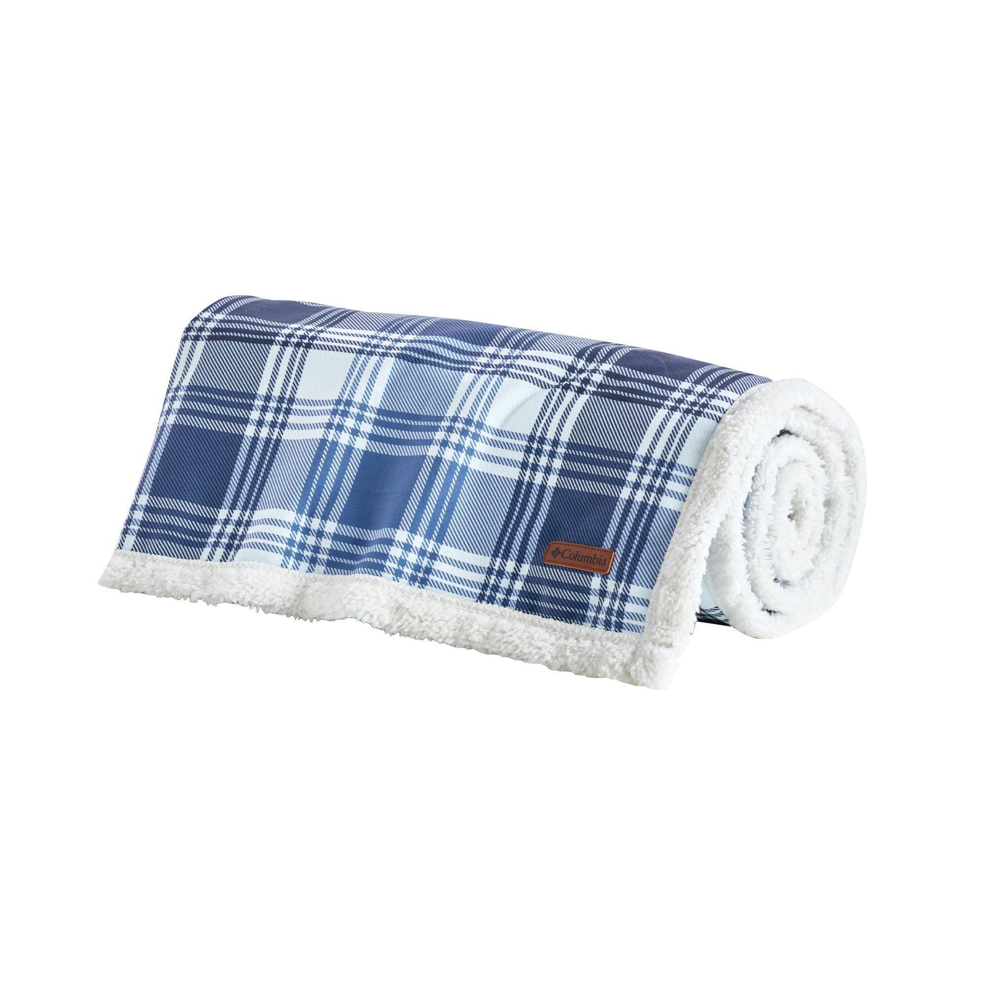 Columbia Flannel To Sherpa Throw by COLUMBIA