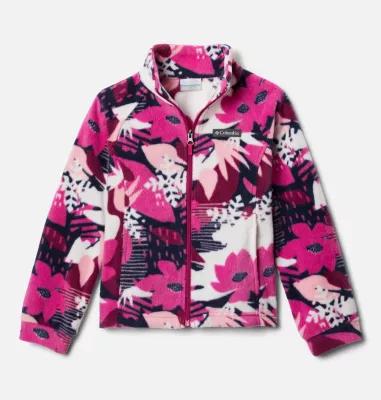 Columbia Girls' Benton Springs II Printed Fleece Jacket by COLUMBIA