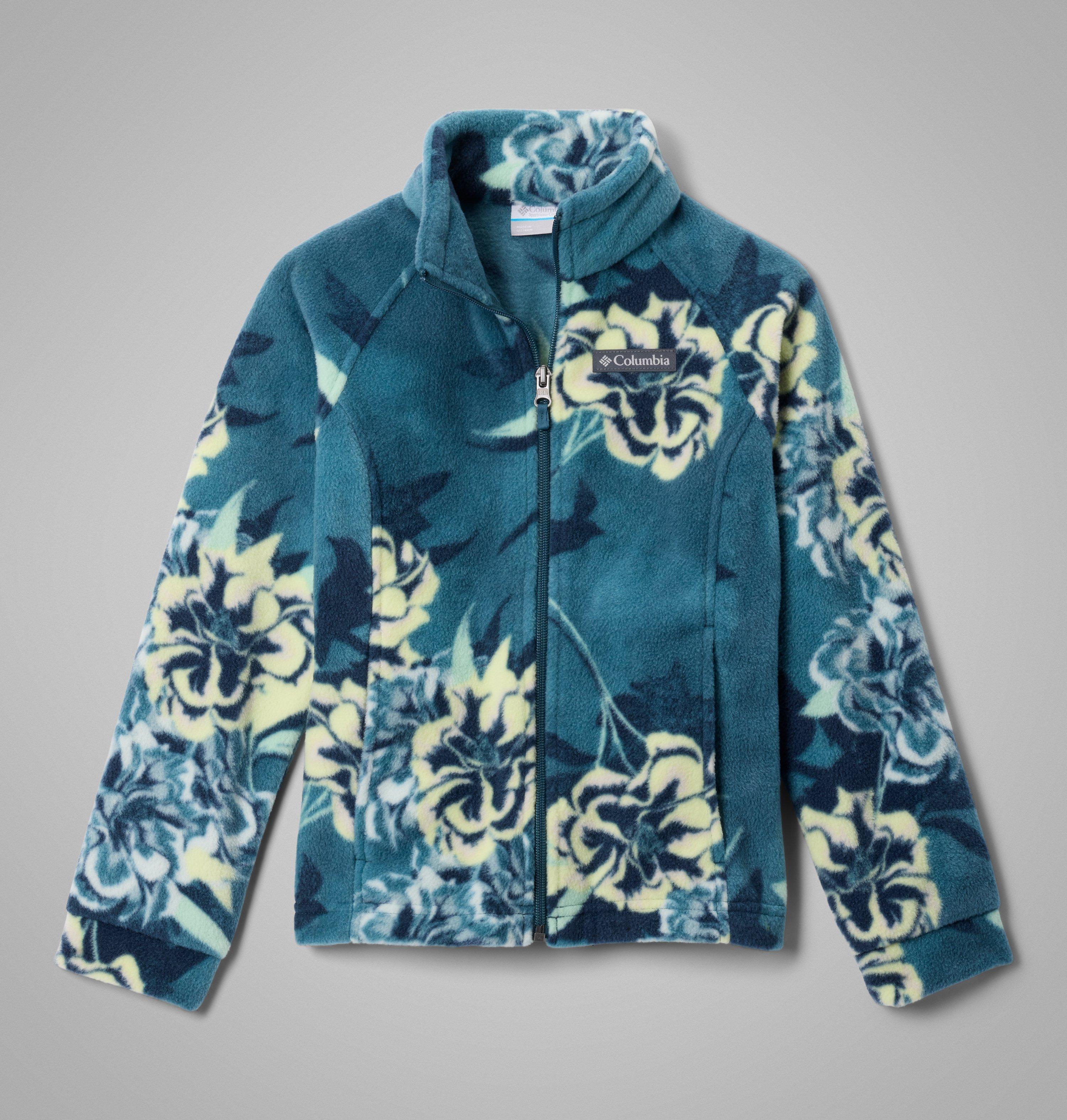 Columbia Girls' Benton Springs II Printed Fleece Jacket by COLUMBIA