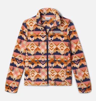 Columbia Girls' Castle Dale Printed Full Zip Fleece Jacket by COLUMBIA
