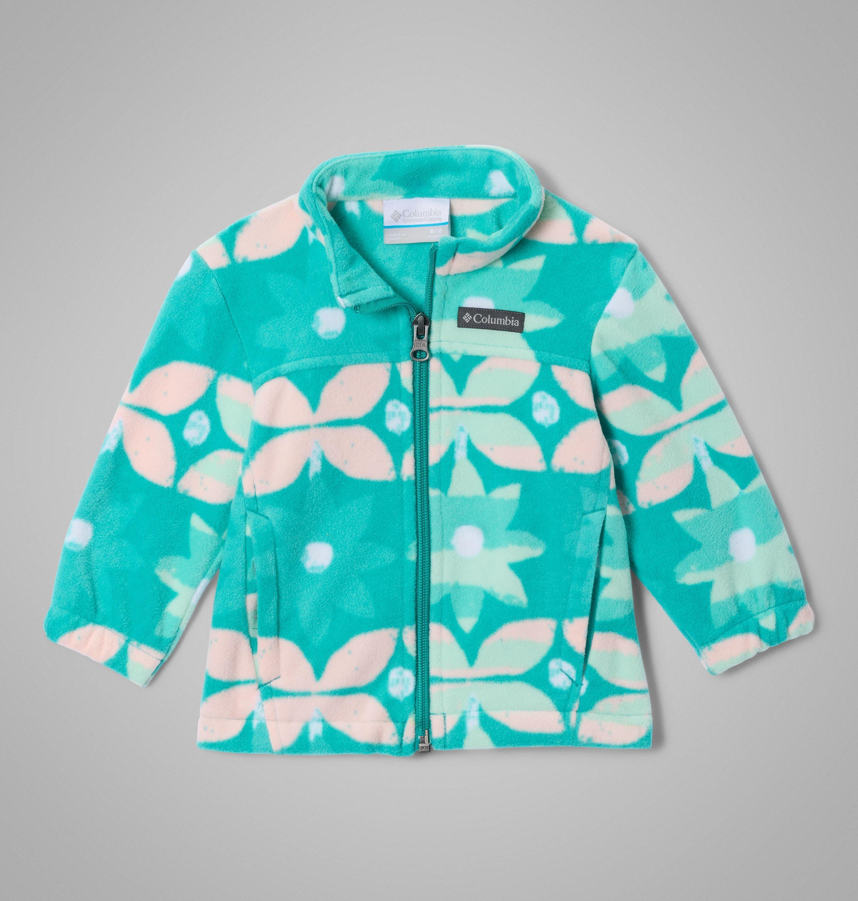 Columbia Girls' Infant Castle Dale Printed Full Zip Fleece by COLUMBIA