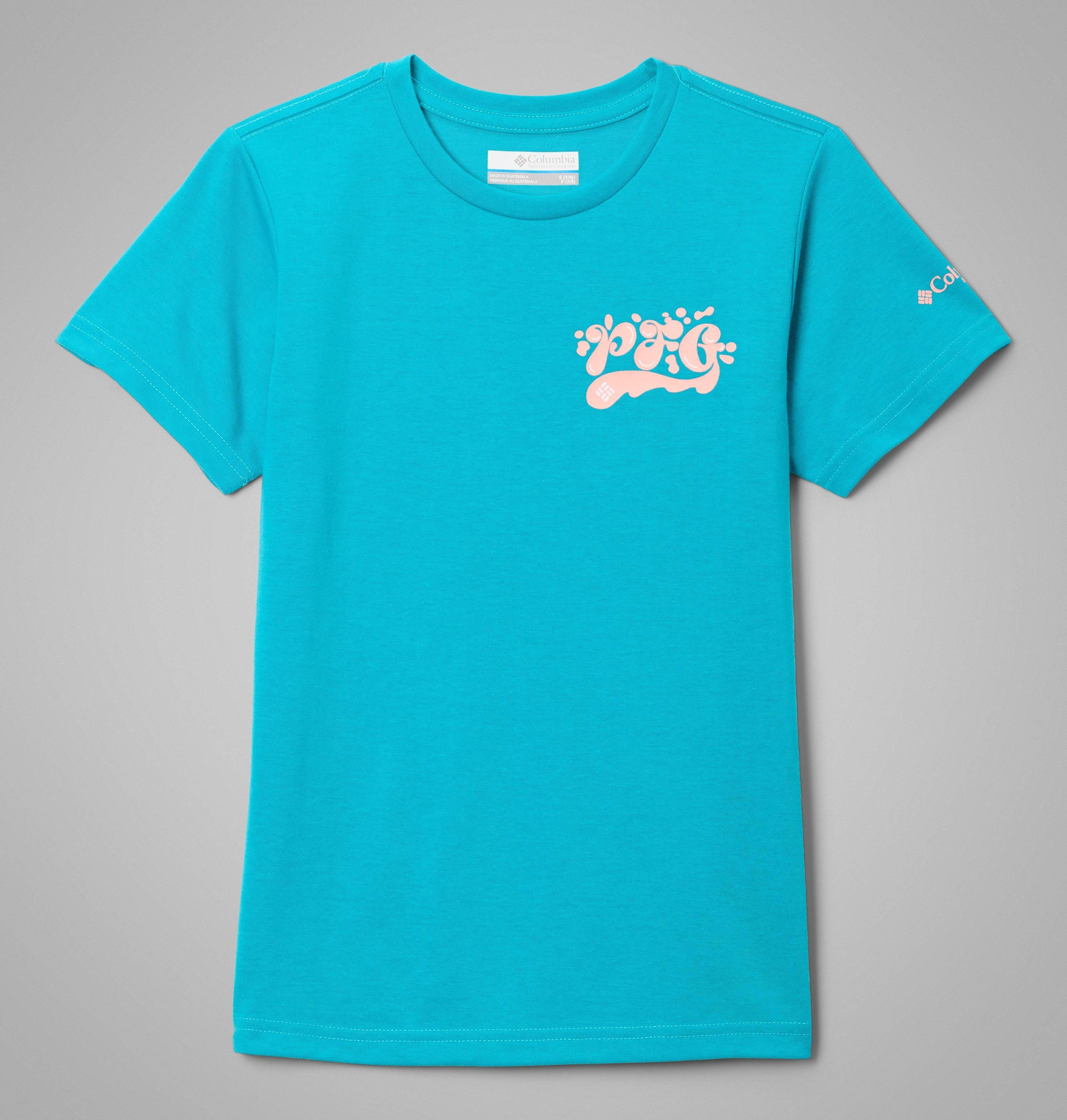 Columbia Girls' PFG Palm Waves Short Sleeve T-Shirt by COLUMBIA