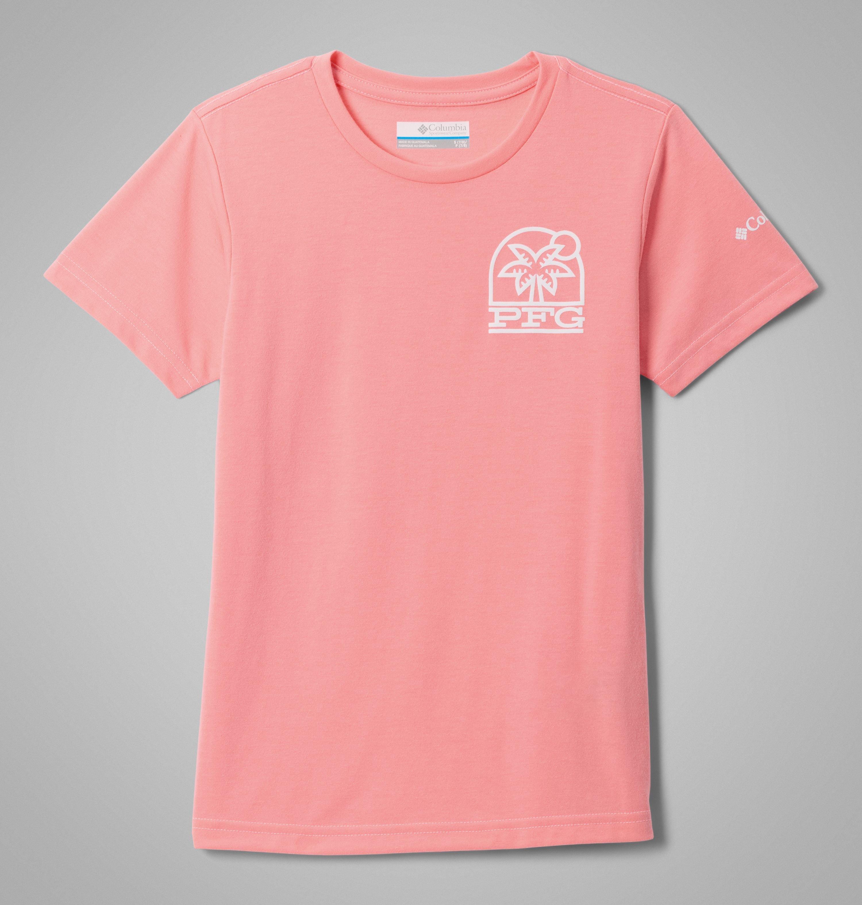 Columbia Girls' PFG Palm Waves Short Sleeve T-Shirt by COLUMBIA