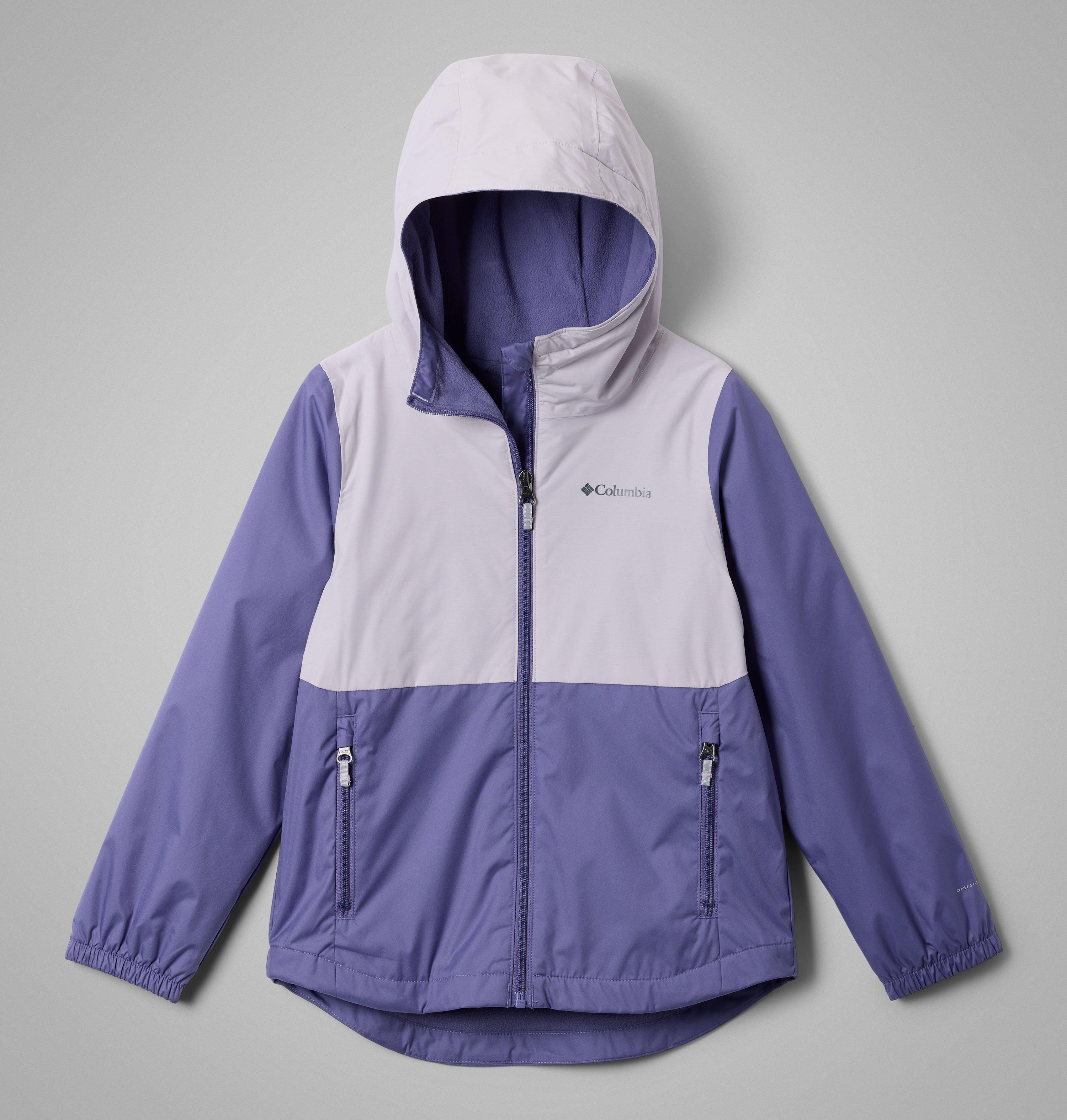 Columbia Girls' Rainy Trails III Fleece Lined Jacket by COLUMBIA