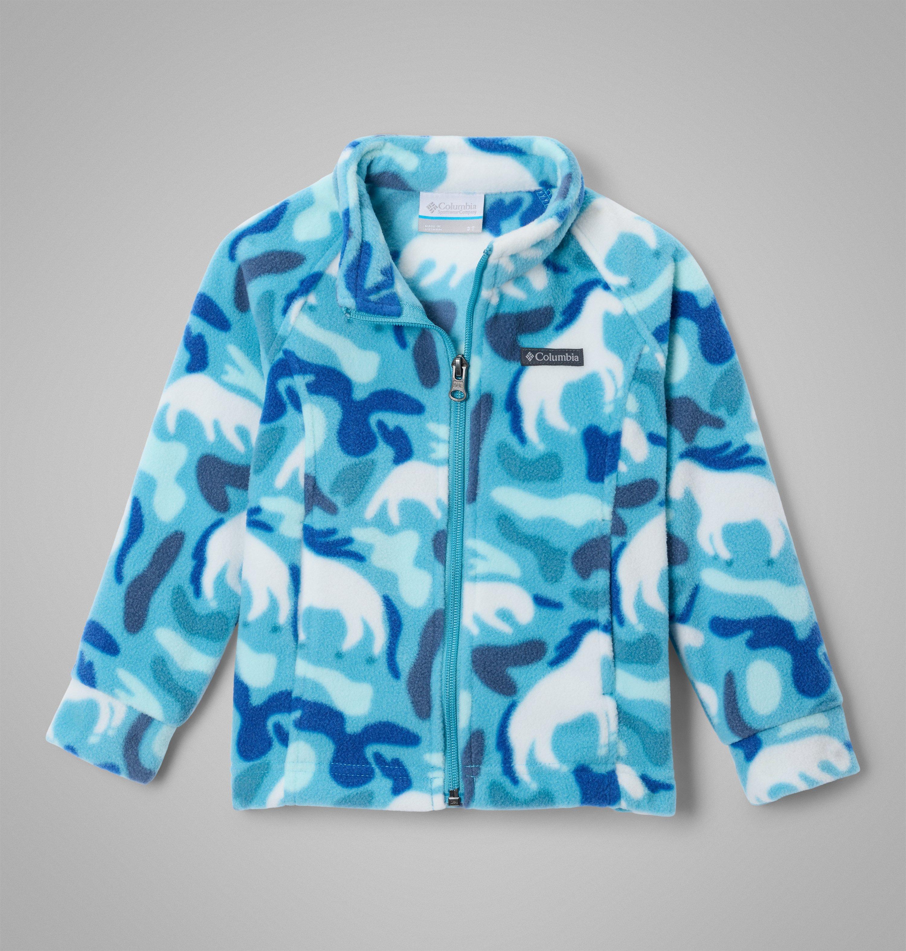 Columbia Girls' Toddler Benton Springs II Printed Fleece Jacket by COLUMBIA