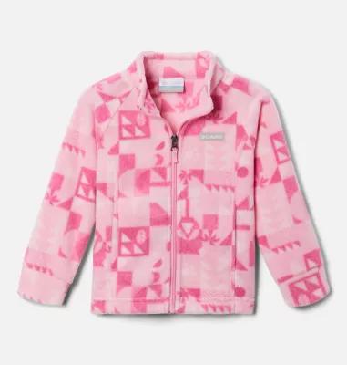 Columbia Girls' Toddler Benton Springs II Printed Fleece Jacket by COLUMBIA