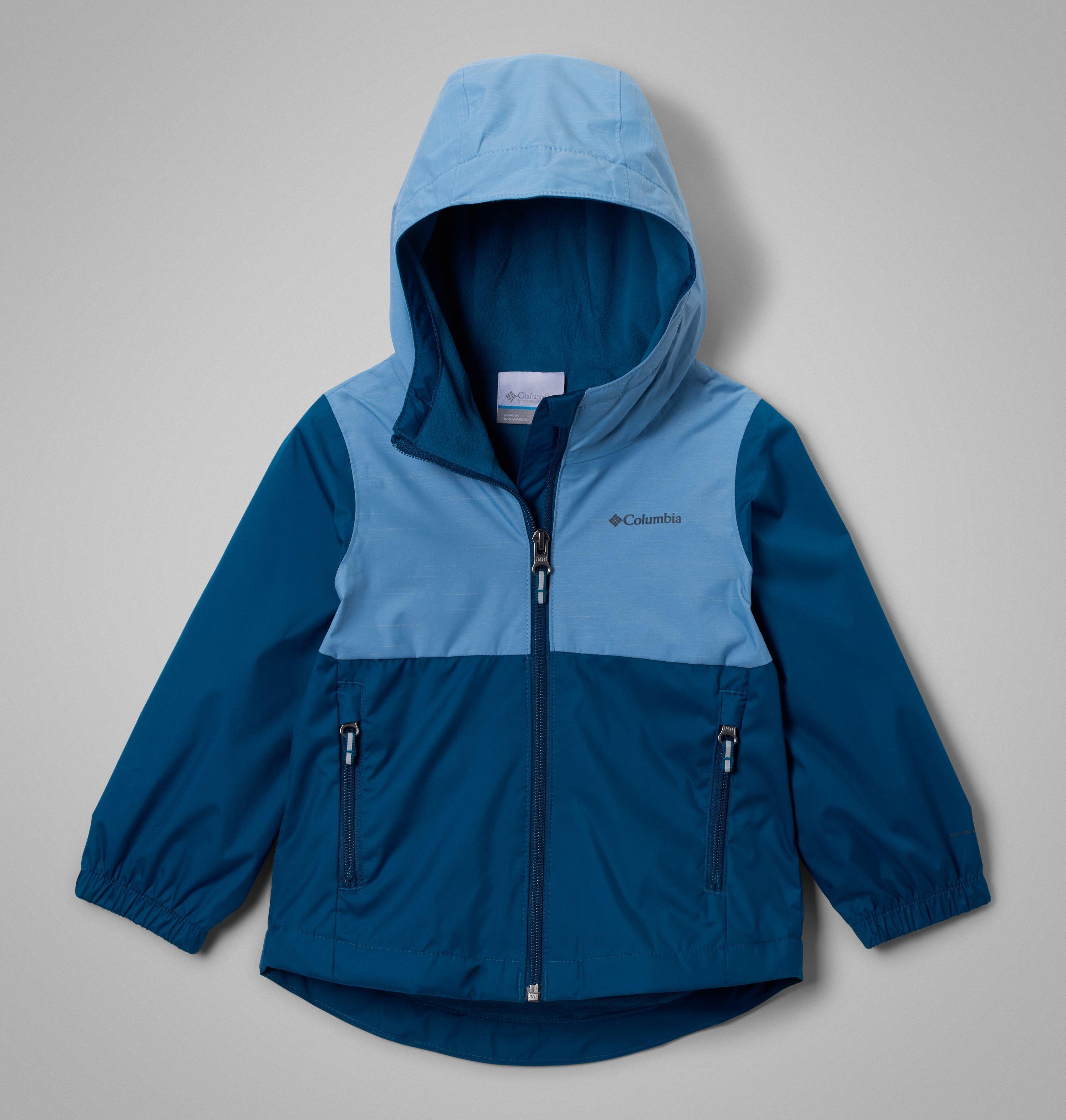 Columbia Girls' Toddler Rainy Trails III Fleece Lined Jacket by COLUMBIA