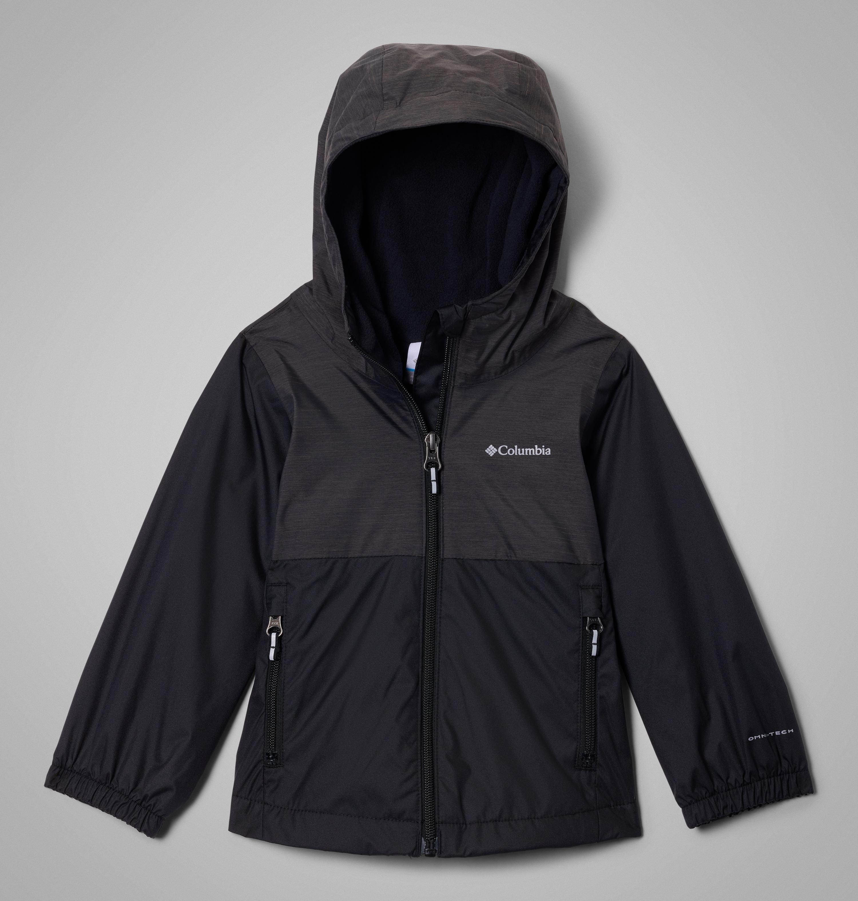 Columbia Girls' Toddler Rainy Trails III Fleece Lined Jacket by COLUMBIA