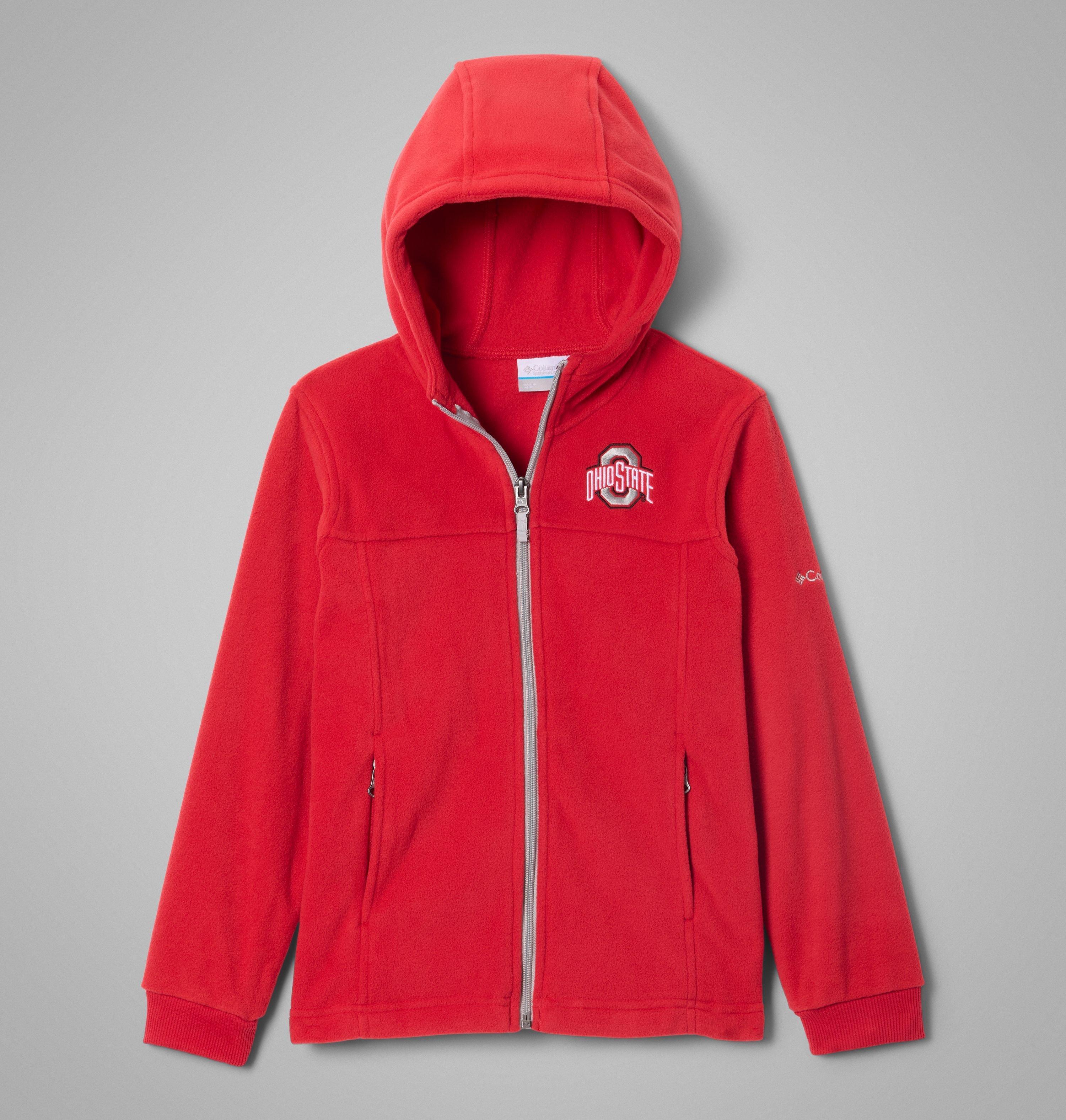 Columbia Kids' Collegiate Flanker Fleece Hoodie - Ohio State by COLUMBIA
