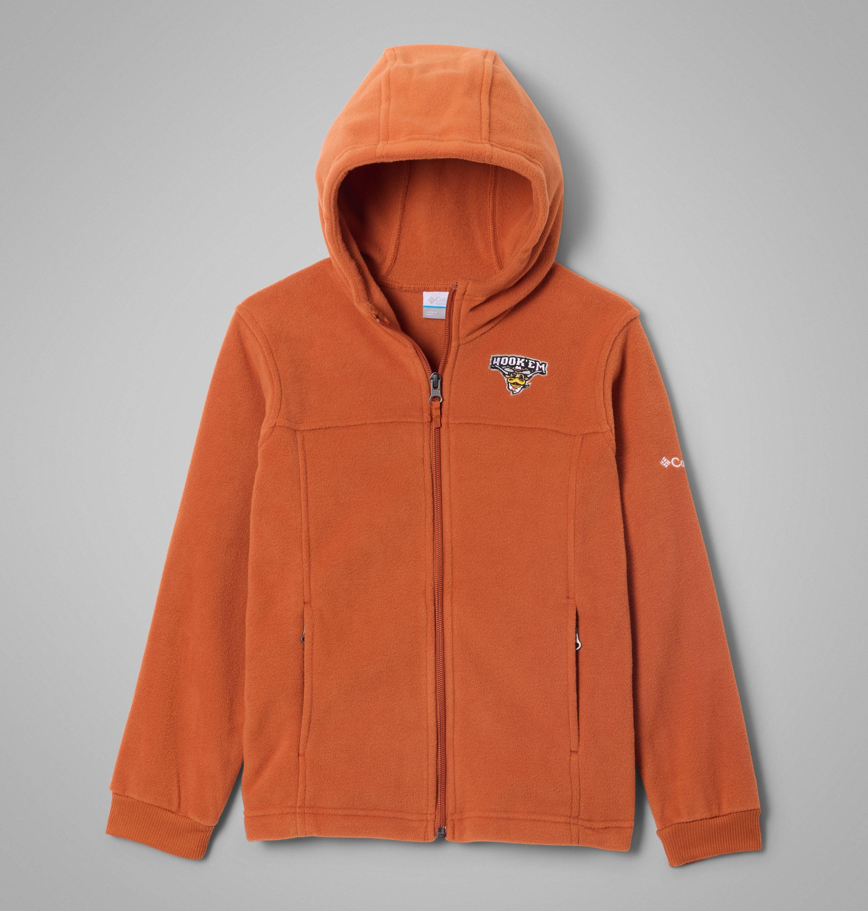 Columbia Kids' Collegiate Flanker Fleece Hoodie - Texas by COLUMBIA