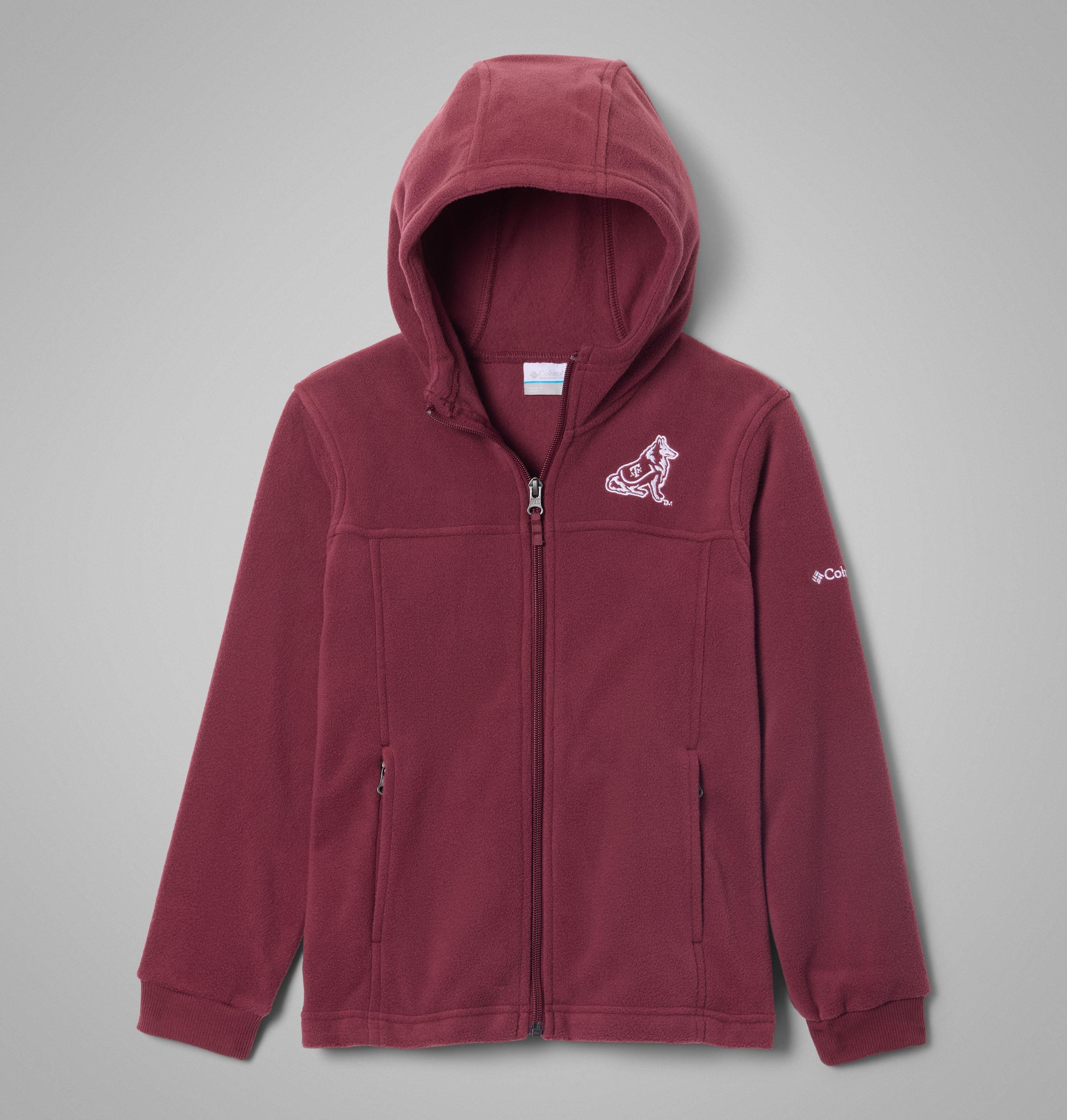 Columbia Kids' Collegiate Flanker Fleece Hoodie - Texas A&M by COLUMBIA
