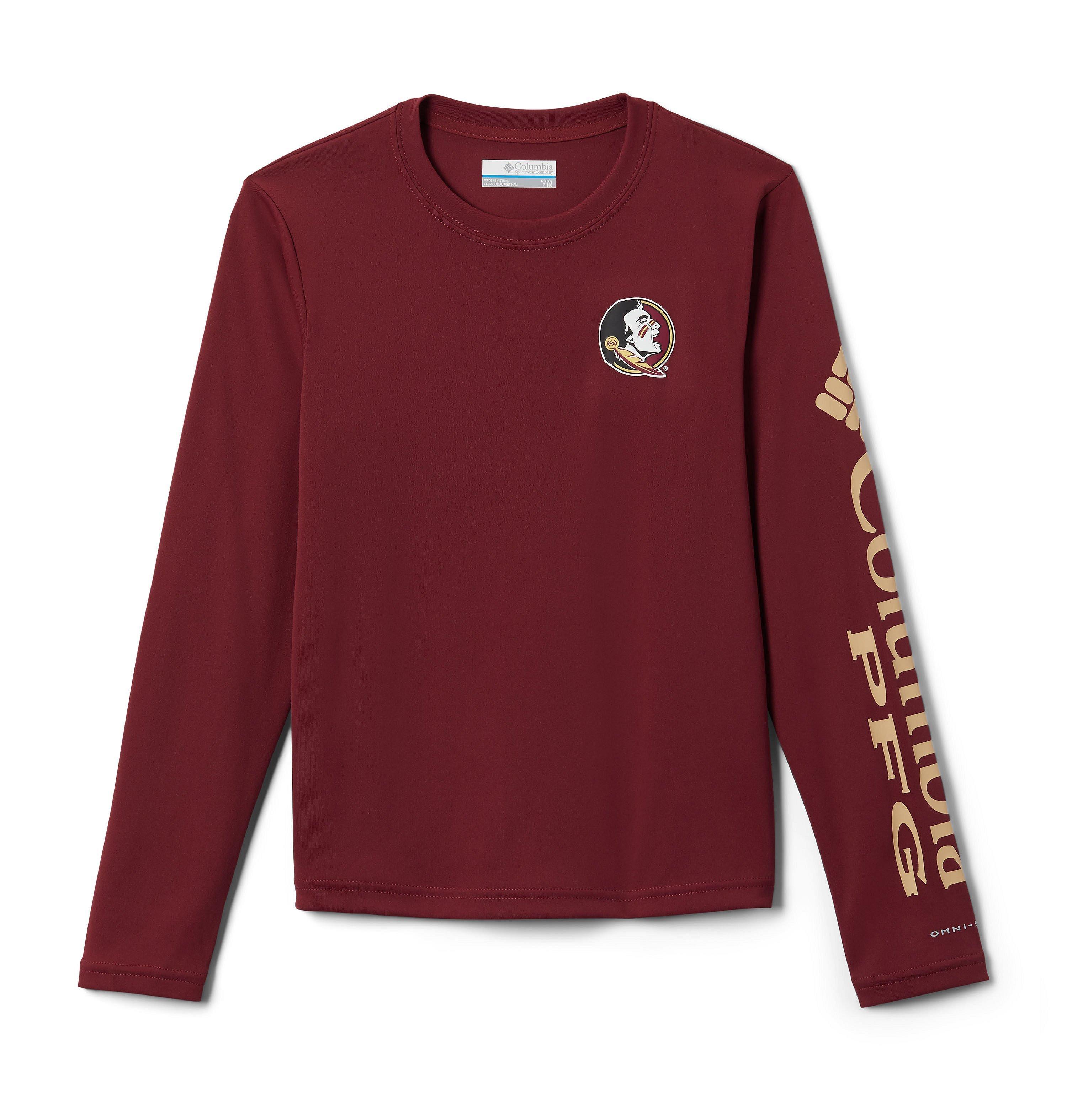 Columbia Kids' Collegiate PFG Terminal Tackle Long Sleeve Shirt - Florida State by COLUMBIA