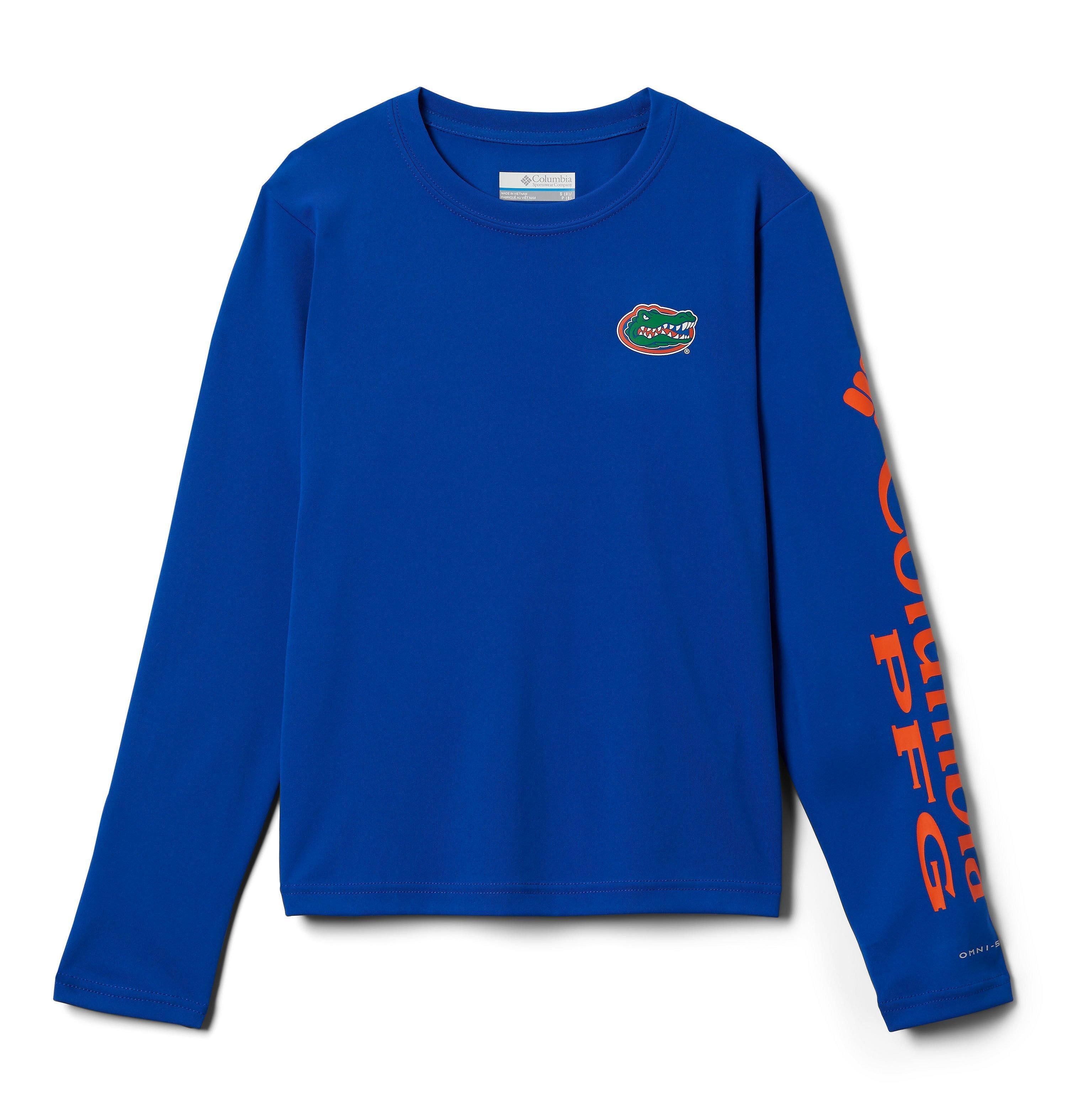 Columbia Kids' Collegiate PFG Terminal Tackle Long Sleeve Shirt - Florida by COLUMBIA