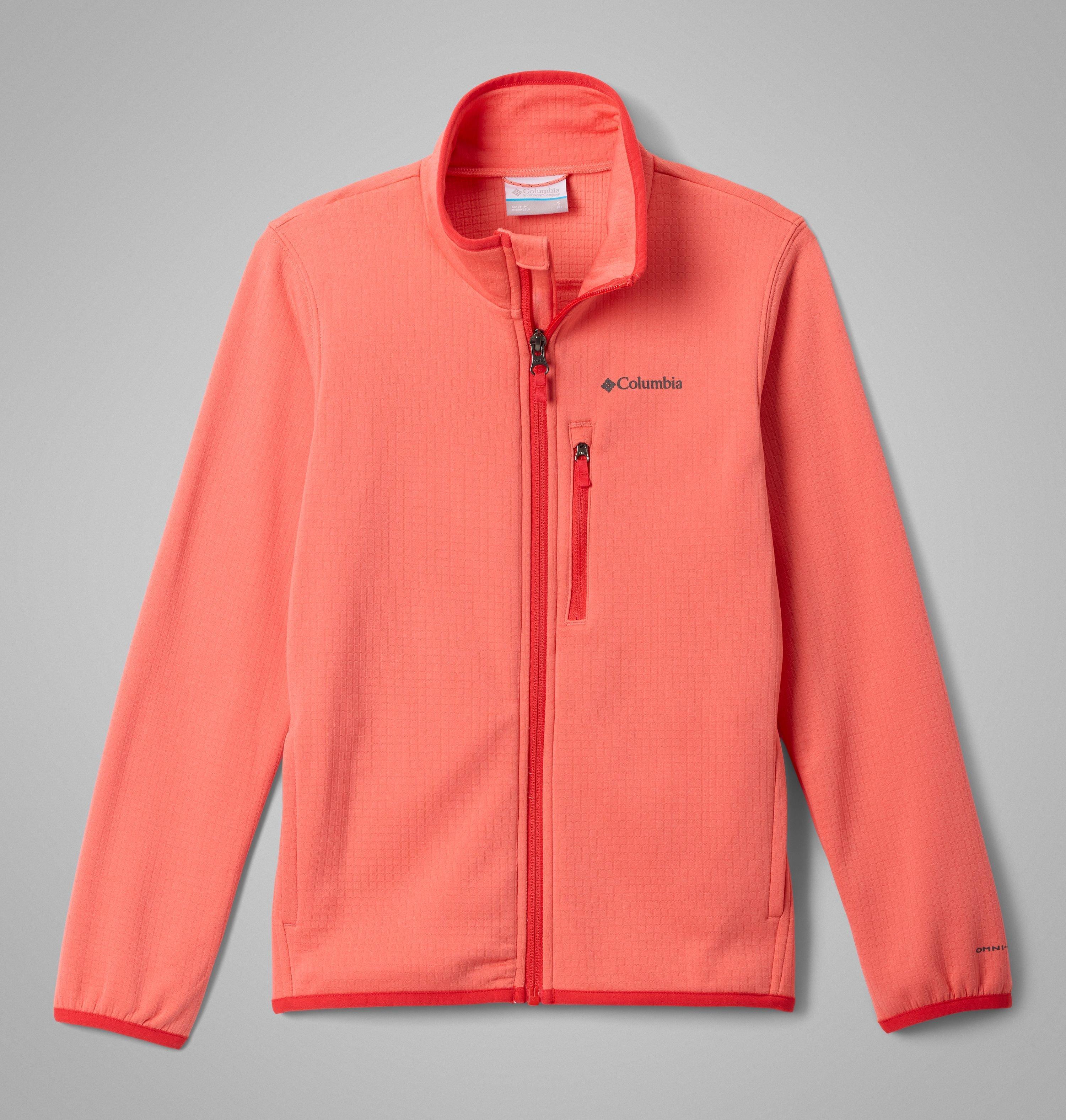 Columbia Kids' Essential Hike Grid Fleece Full Zip by COLUMBIA