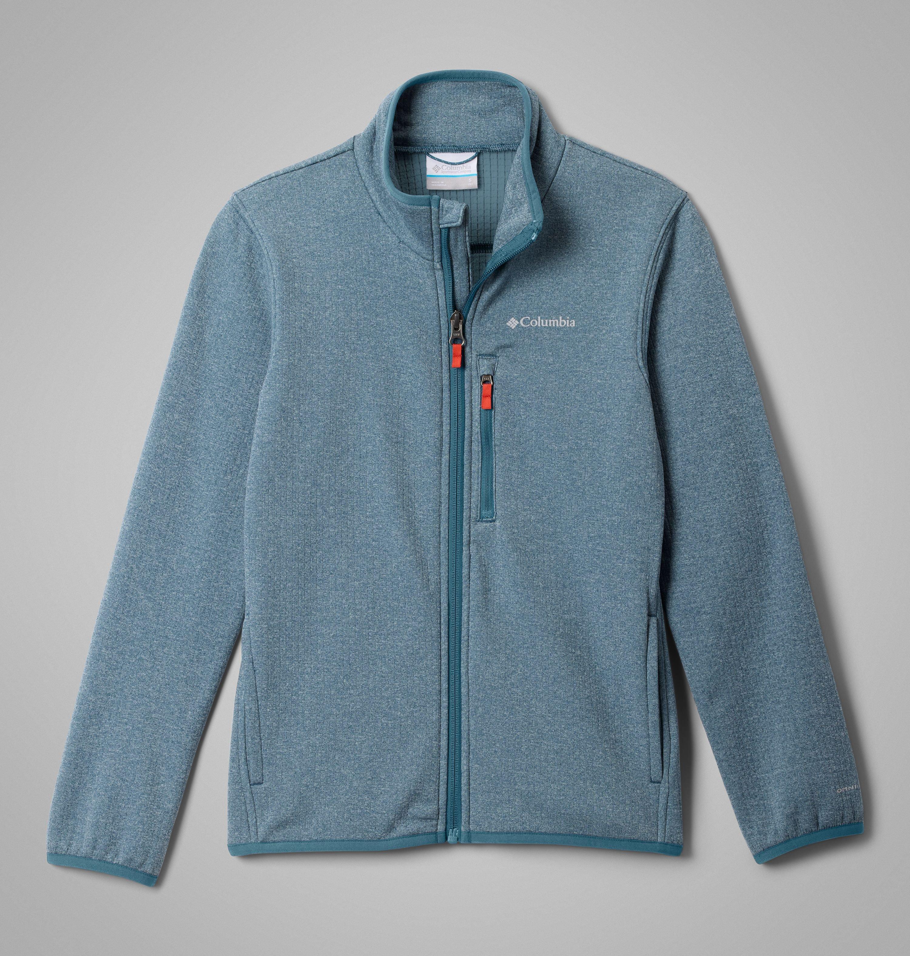 Columbia Kids' Essential Hike Grid Fleece Full Zip by COLUMBIA