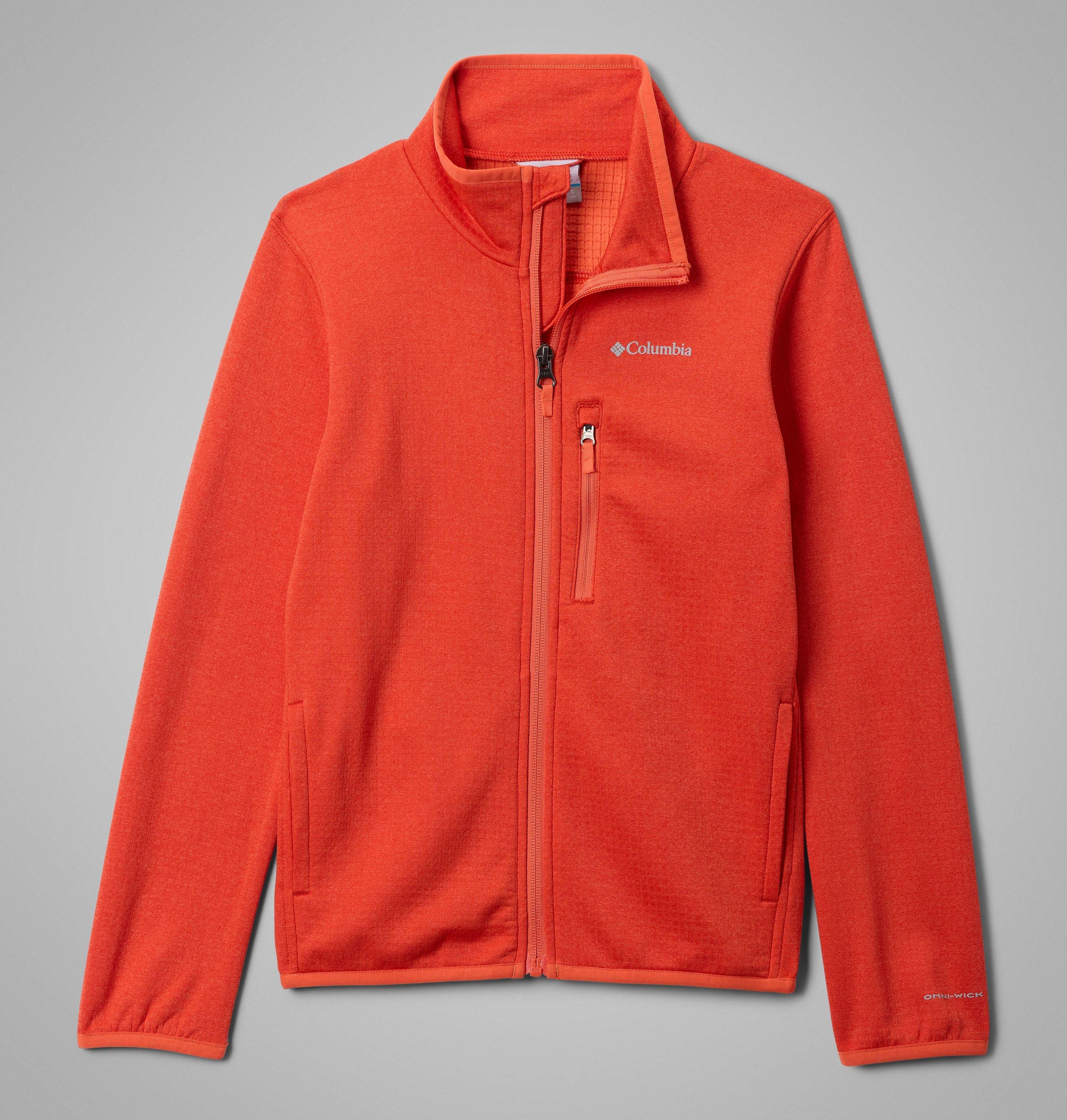 Columbia Kids' Essential Hike Grid Fleece Full Zip by COLUMBIA