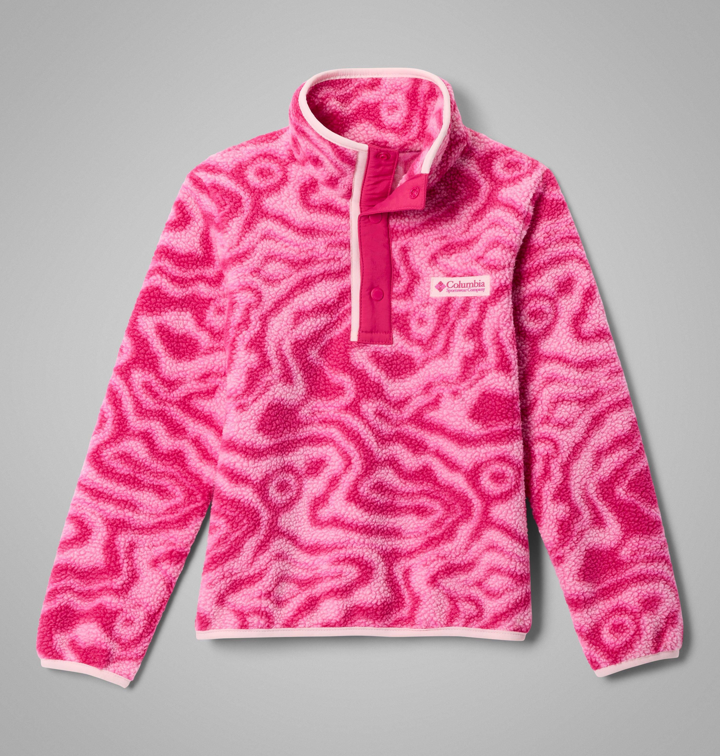 Columbia Kids' Helvetia II Printed Half Snap Fleece Pullover by COLUMBIA