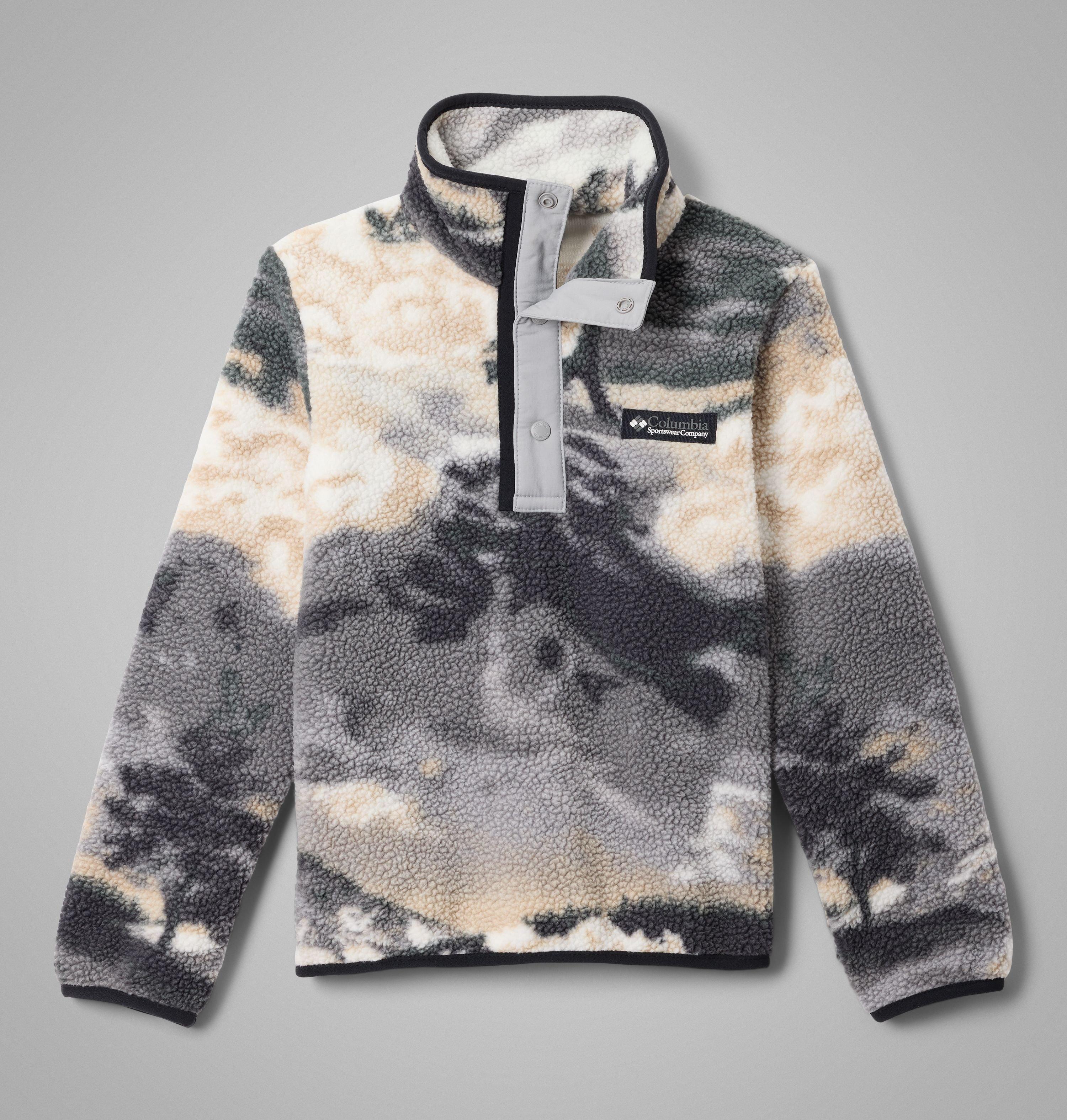 Columbia Kids' Helvetia II Printed Half Snap Fleece Pullover by COLUMBIA